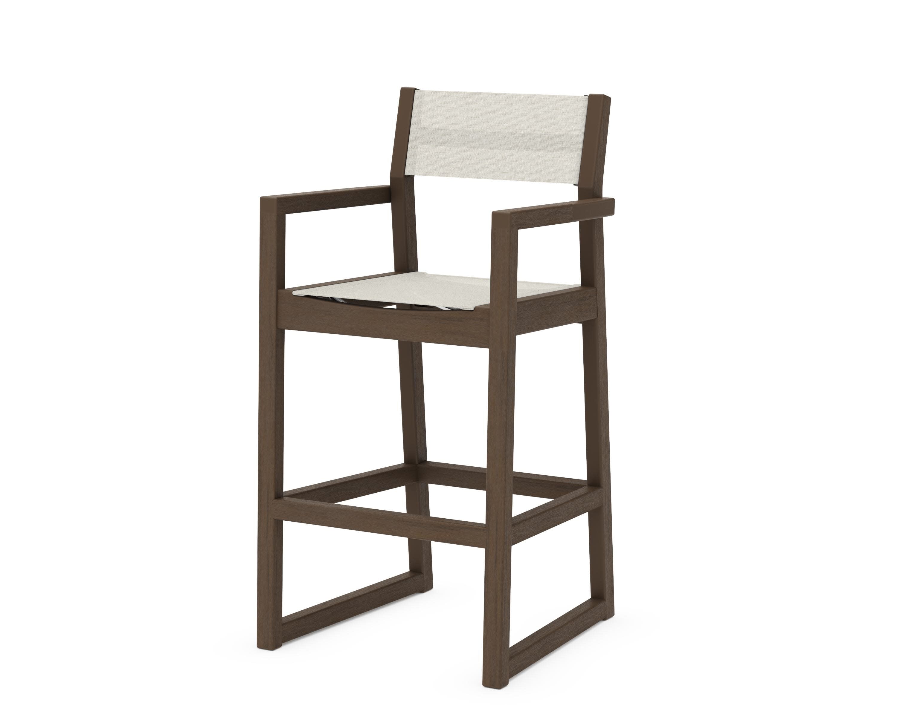 EDGE Sling Bar Arm Chair in Kona / Parchment Sling