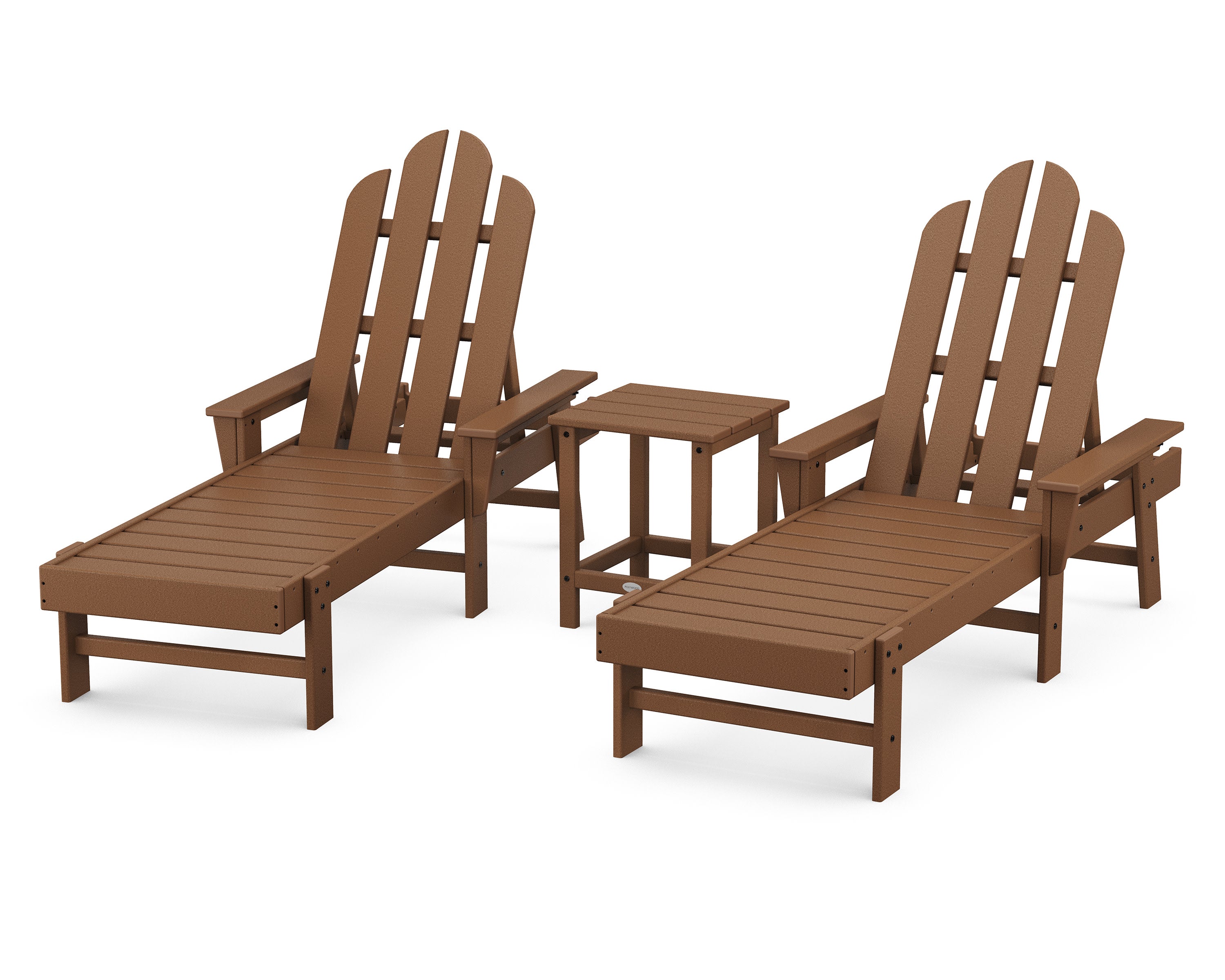 Long Island Chaise 3-Piece Set in Teak