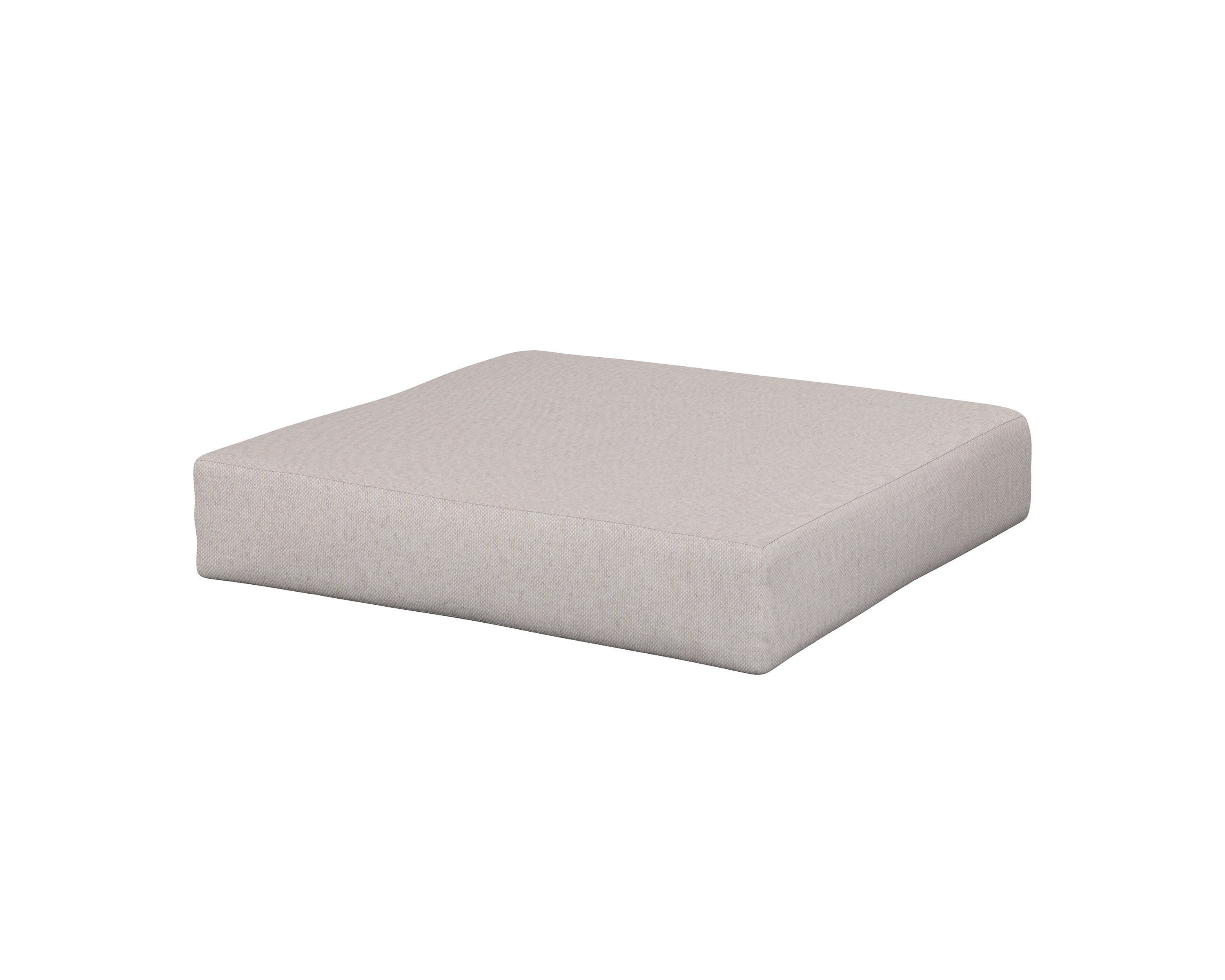 Modular Ottoman Cushion in Dune Burlap
