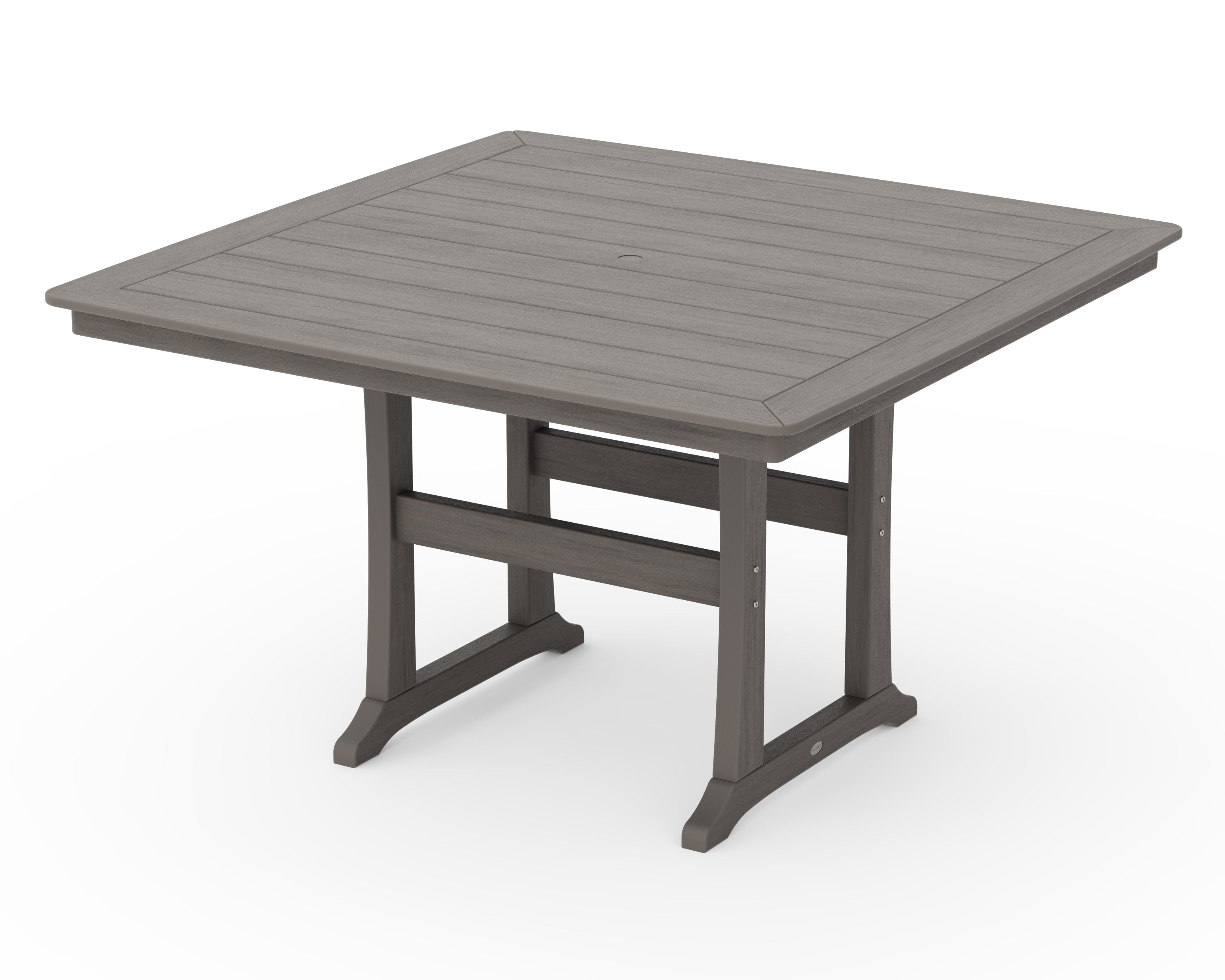 Nautical Trestle 59" Counter Table in Driftwood