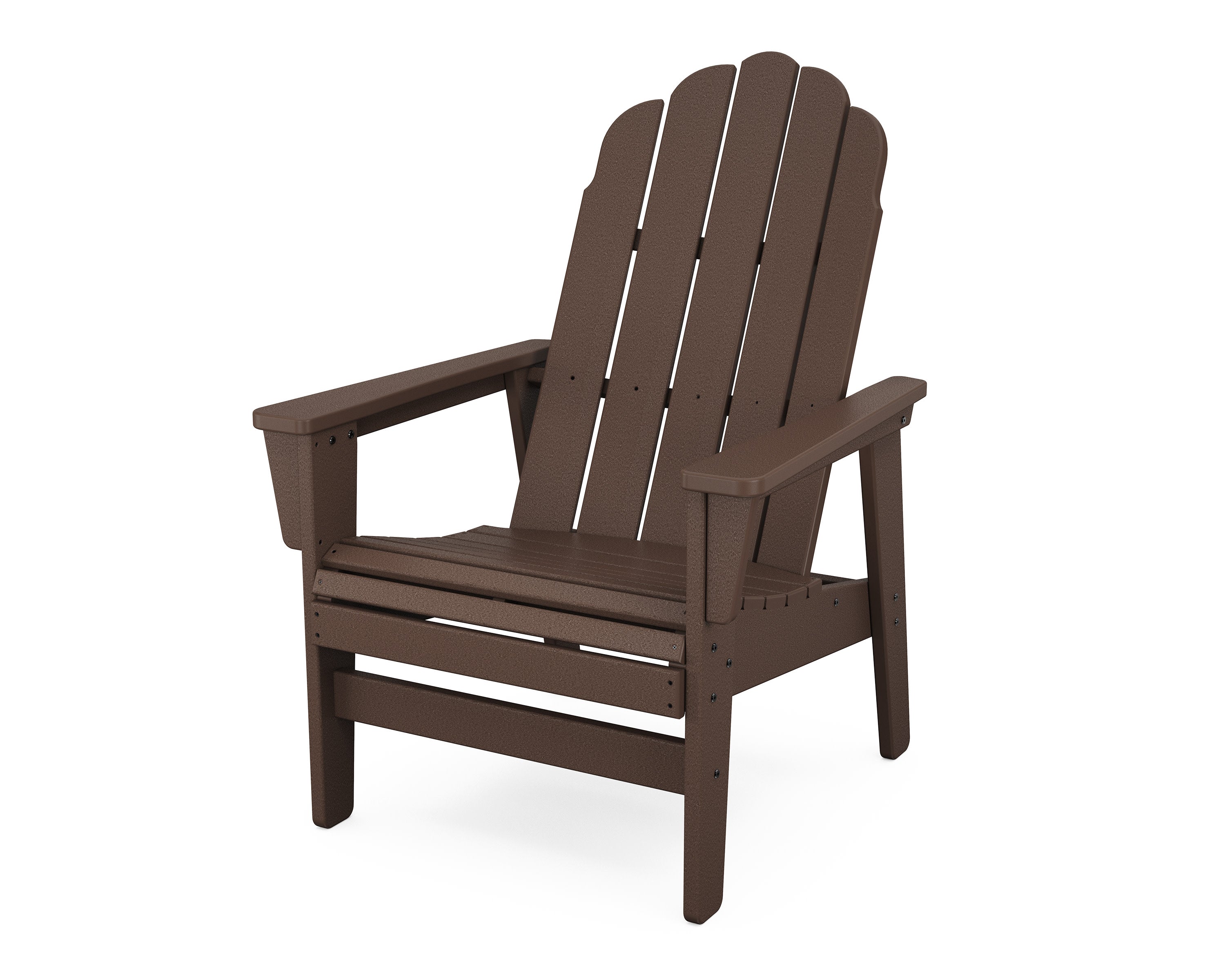 Vineyard Grand Upright Adirondack Chair in Mahogany