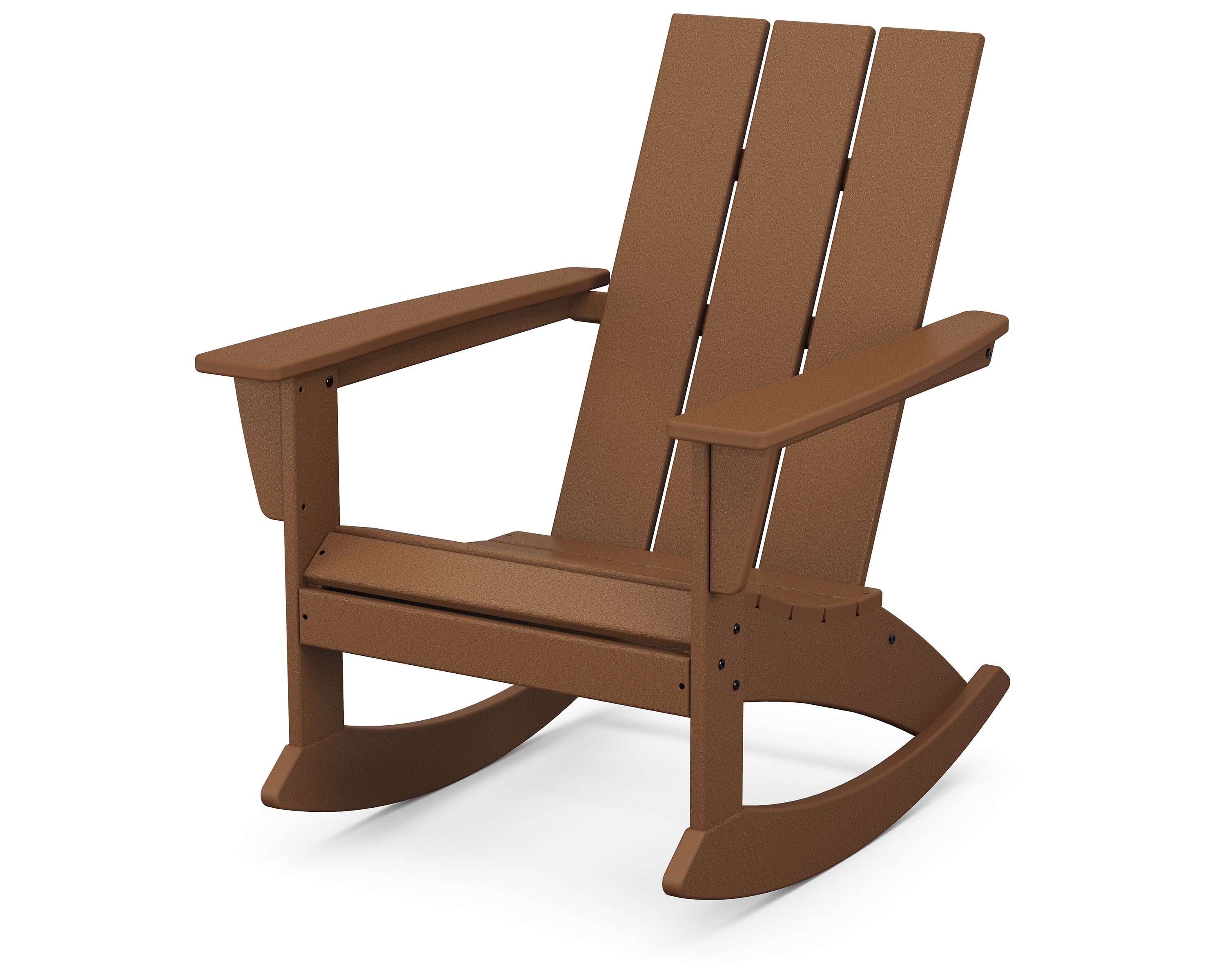 Modern Adirondack Rocking Chair in Teak