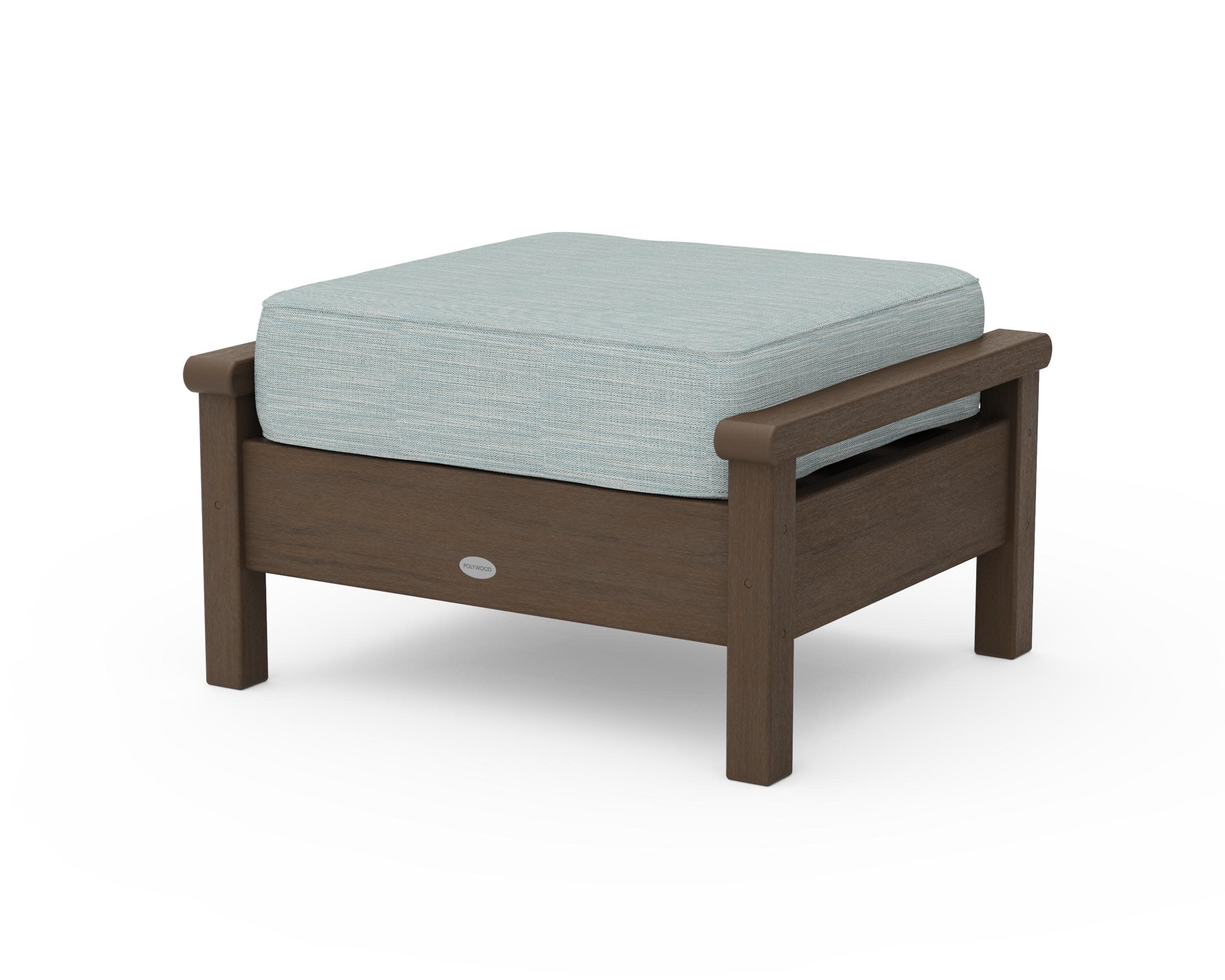 Harbour Deep Seating Ottoman in Kona / Soothe Mist