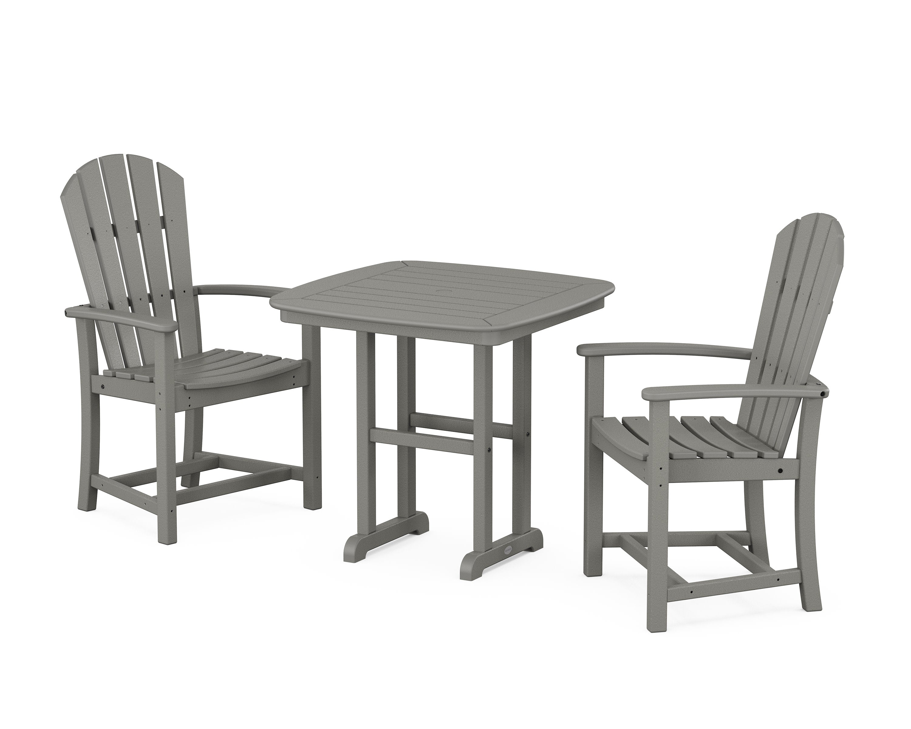 Palm Coast 3-Piece Dining Set in Slate Grey