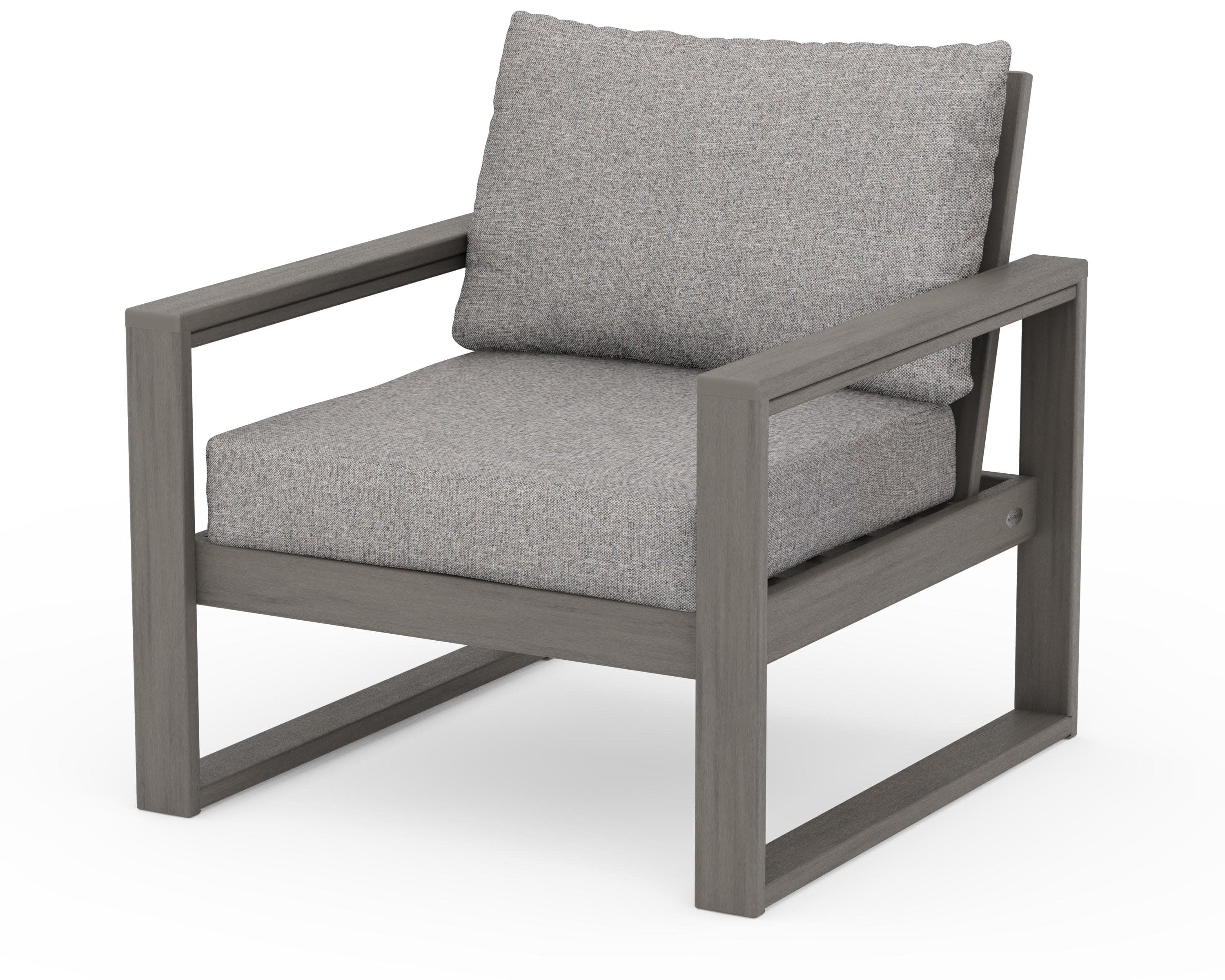 EDGE Club Chair in Driftwood / Grey Mist