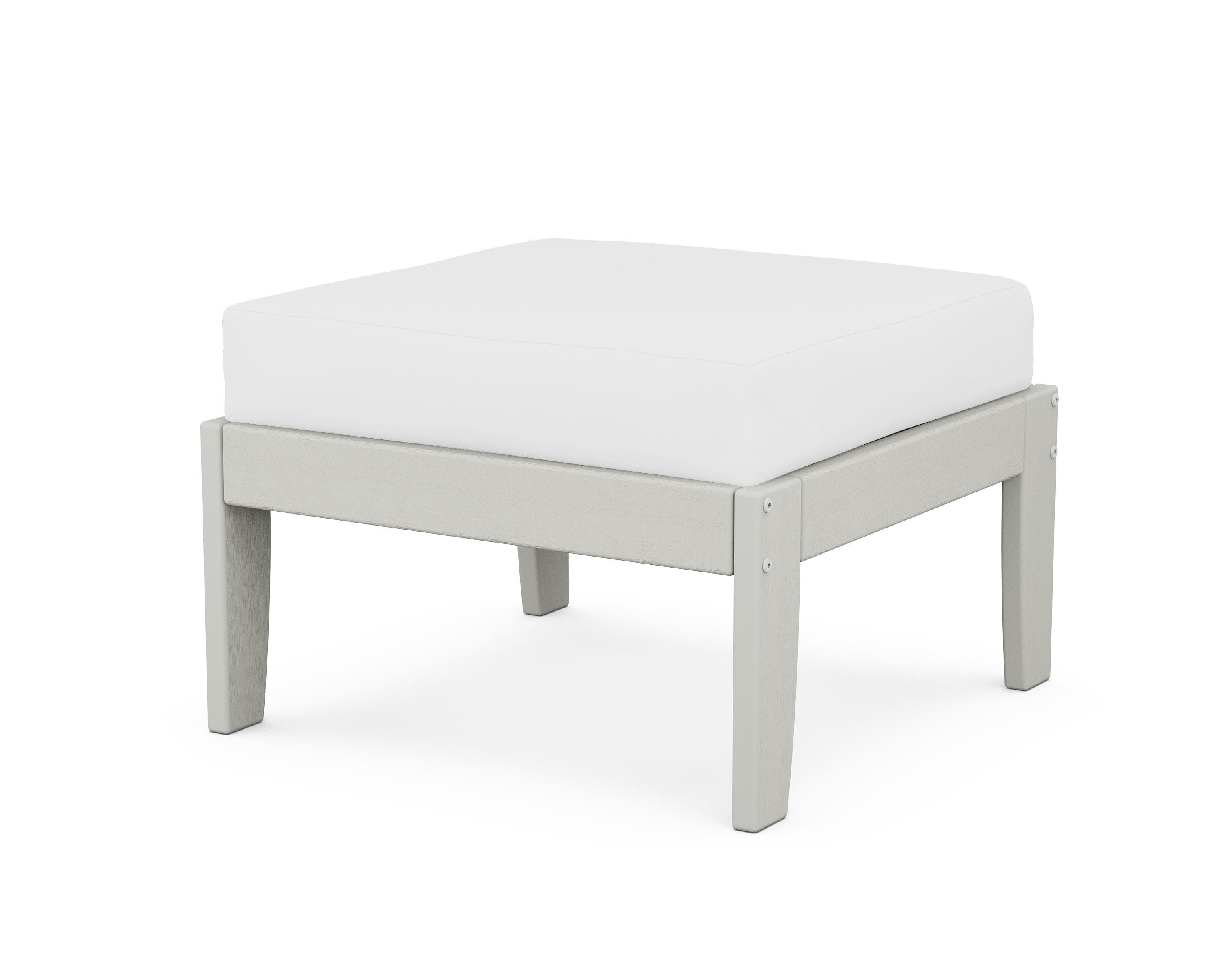 Modular Ottoman - Classic in Vintage White / Natural