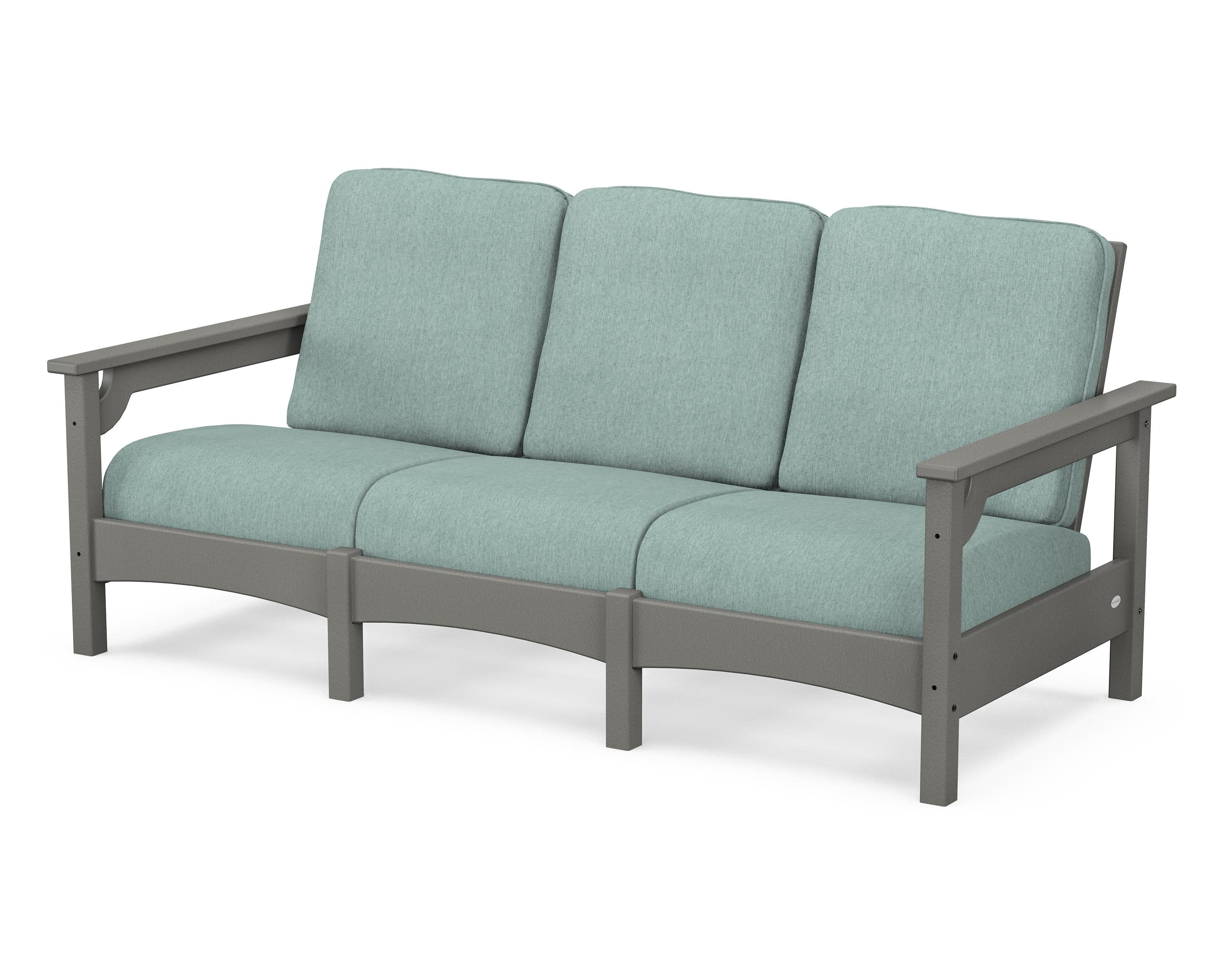 Club Sofa in Slate Grey / Glacier Spa