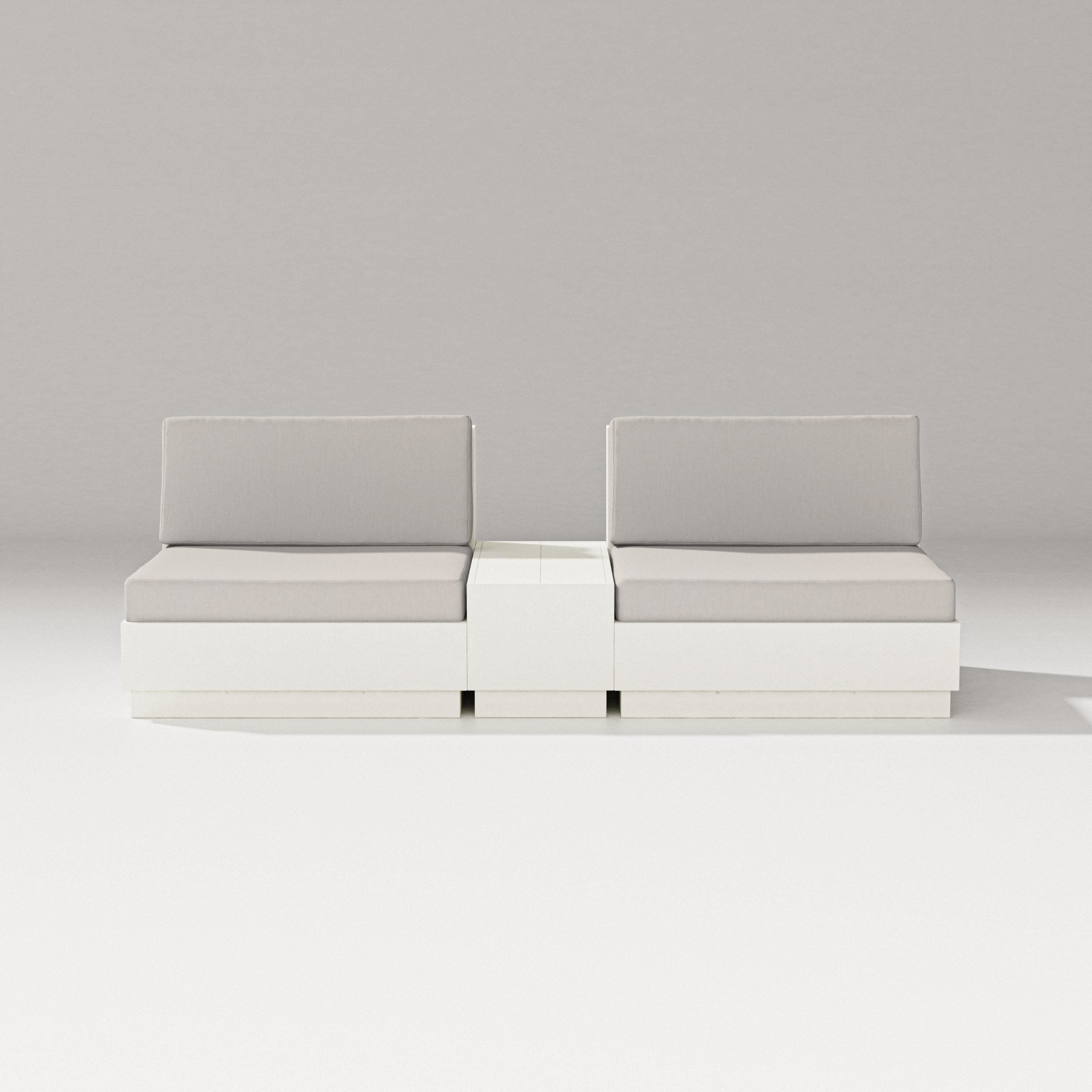 Elevate Lounge Chair Set in Vintage White / Cast Ash