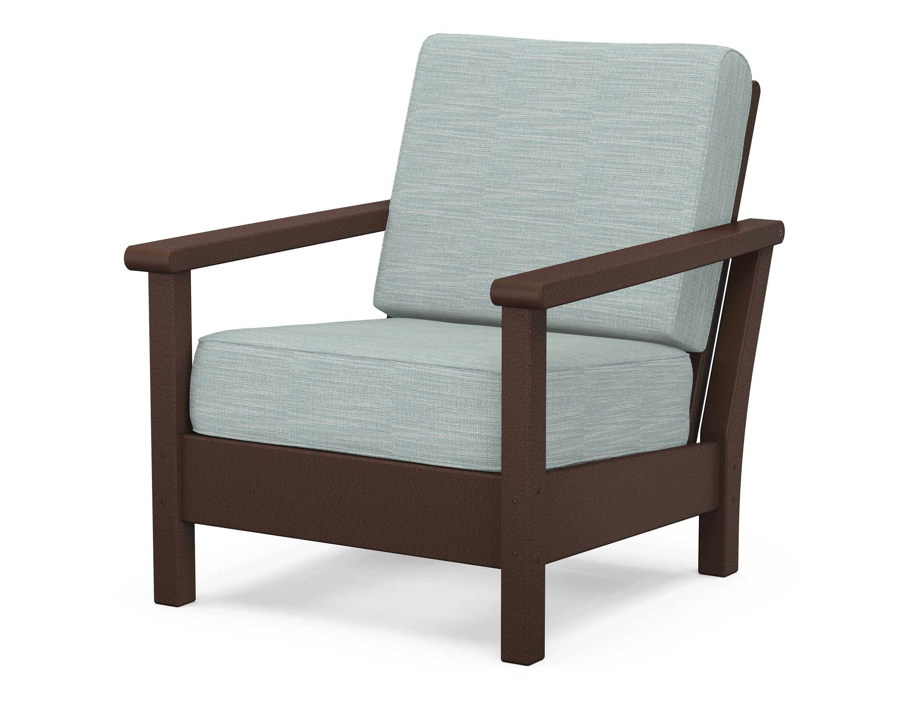 Harbour Deep Seating Chair in Mahogany / Soothe Mist