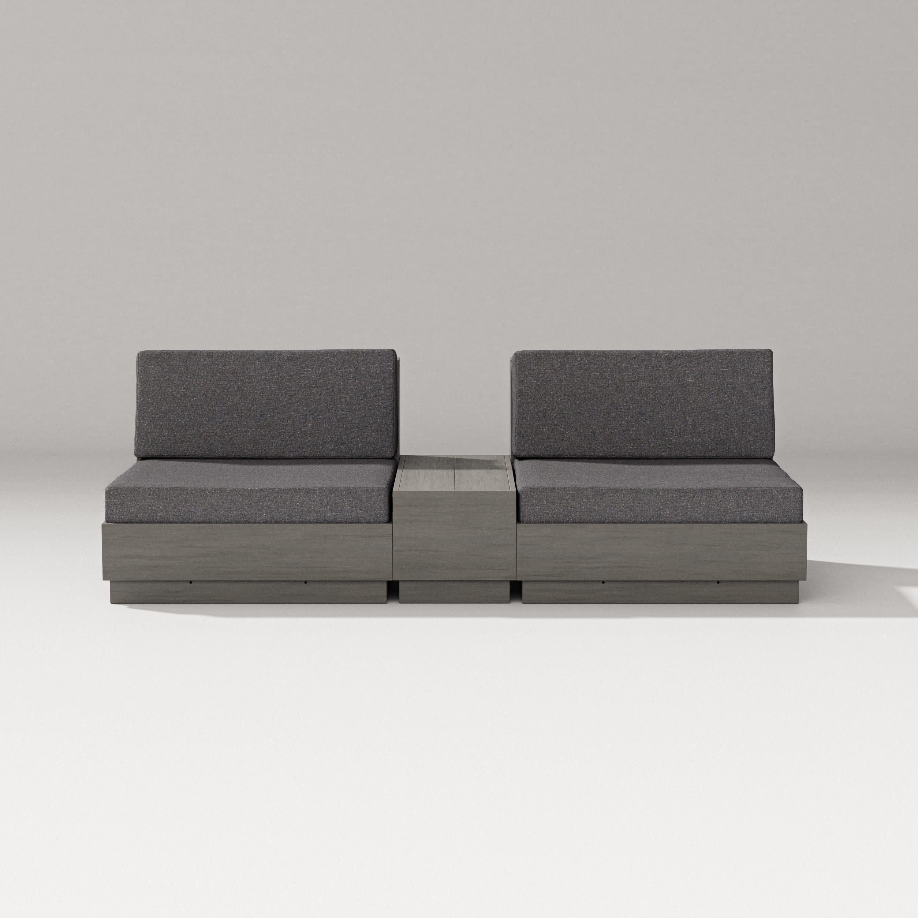Elevate Lounge Chair Set in Driftwood / Ash Charcoal