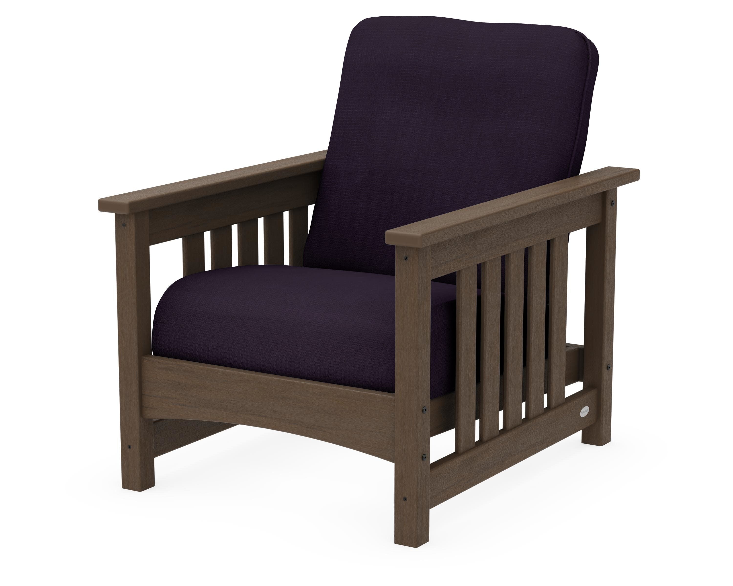 Club Mission Chair in Kona / Navy Linen