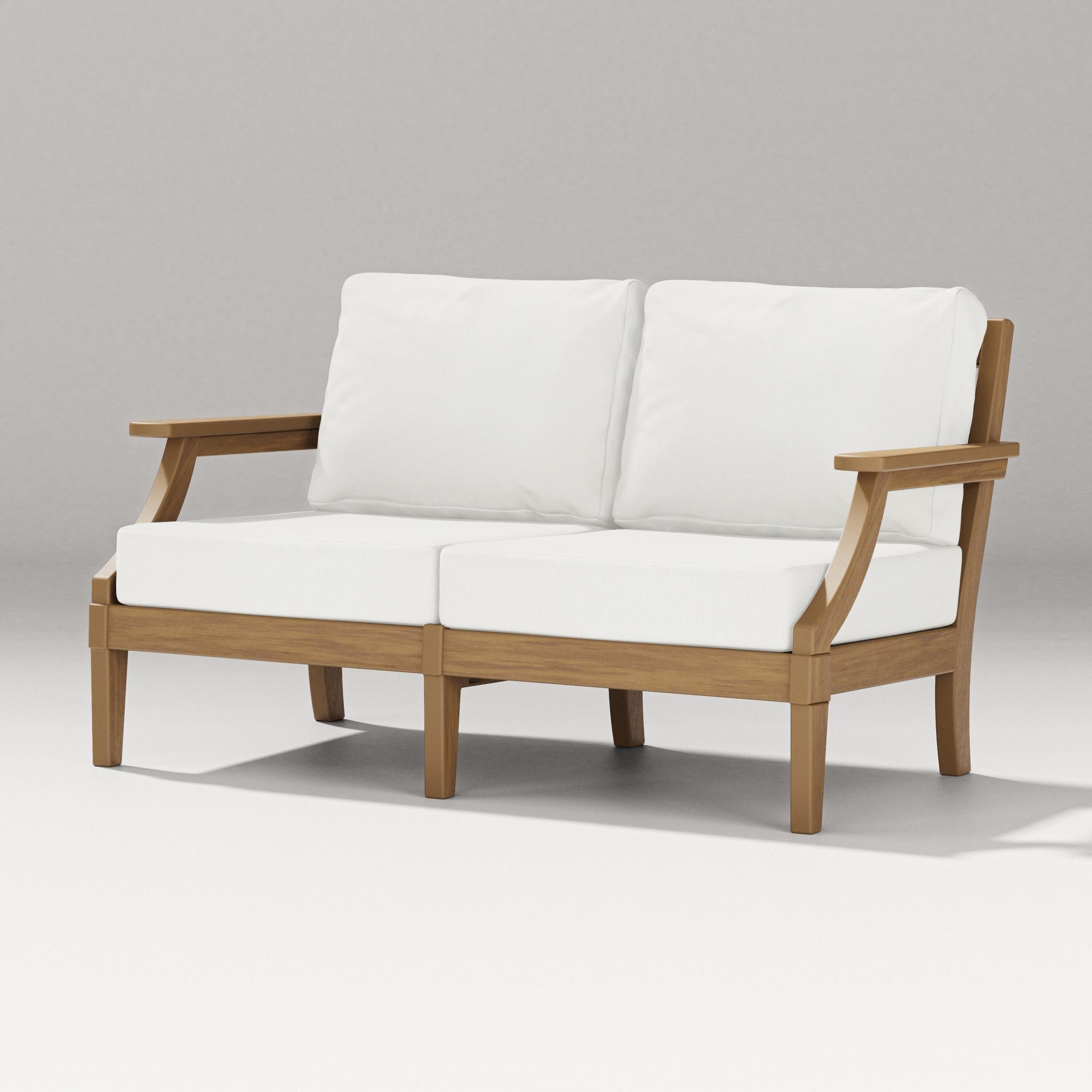 Estate Loveseat in Natural / Natural Linen