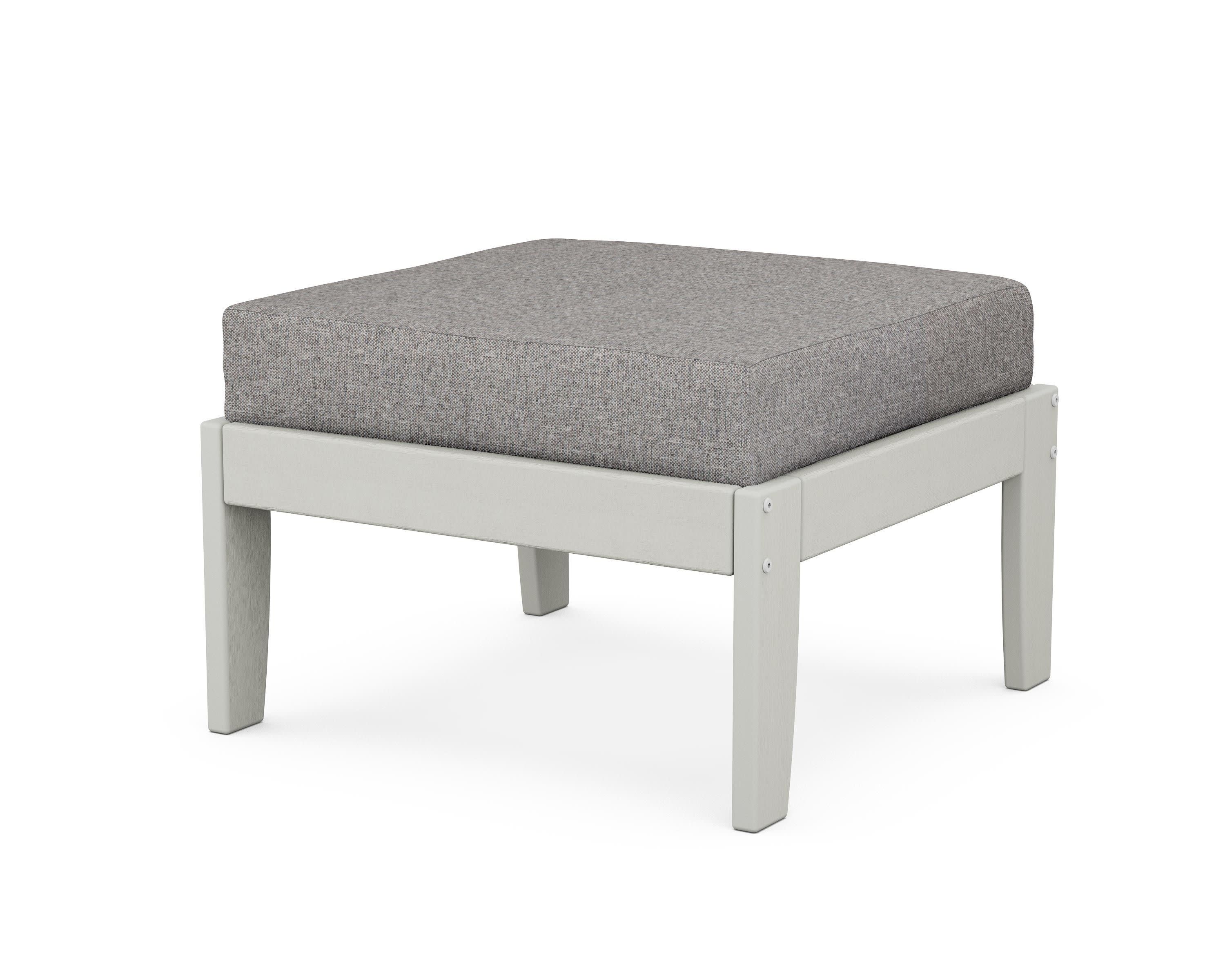 Modular Ottoman - Classic in Vintage White / Grey Mist