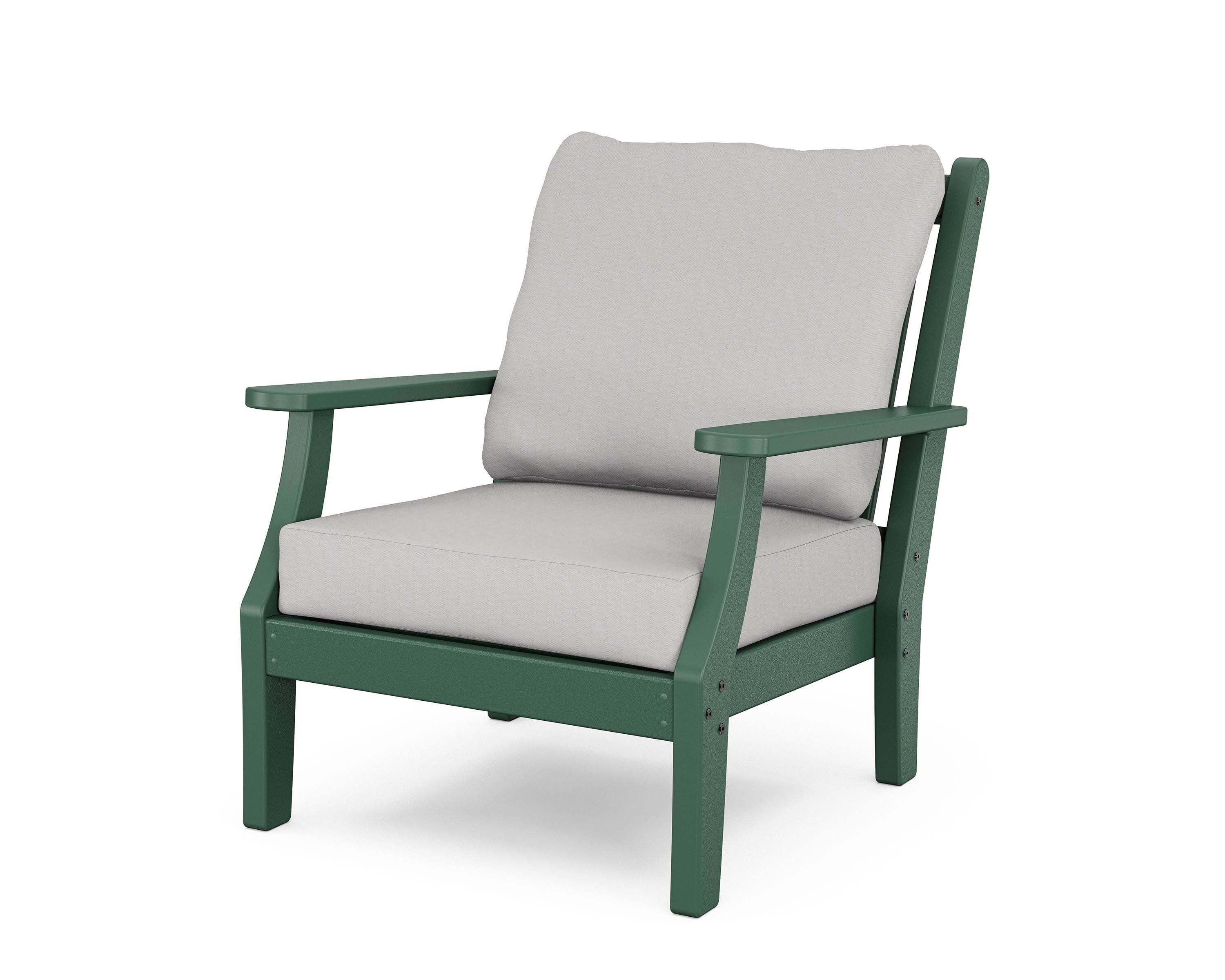 Wovendale Deep Seating Chair in Green / Diamond in the Rough