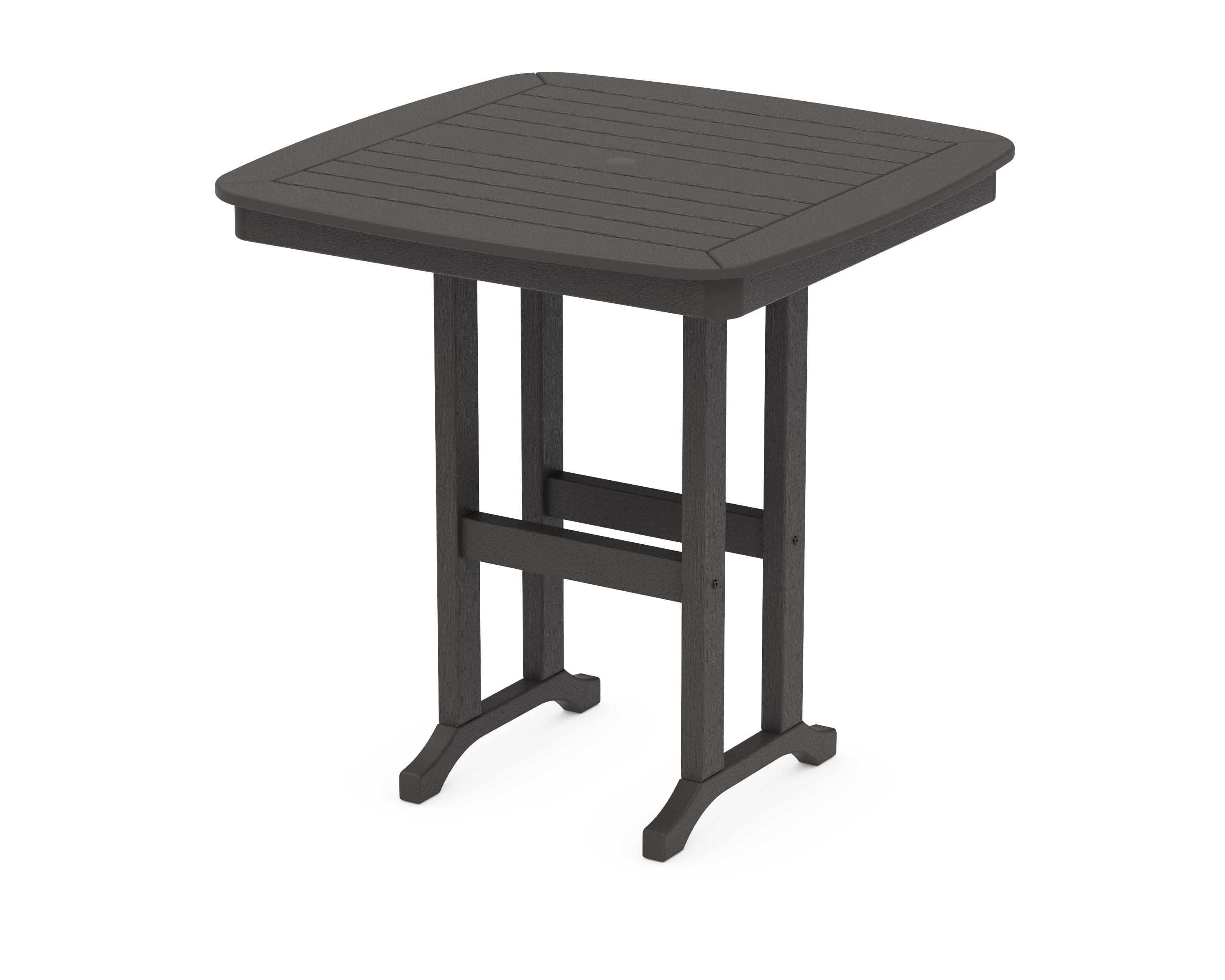 Nautical 37" Counter Table in Vintage Coffee
