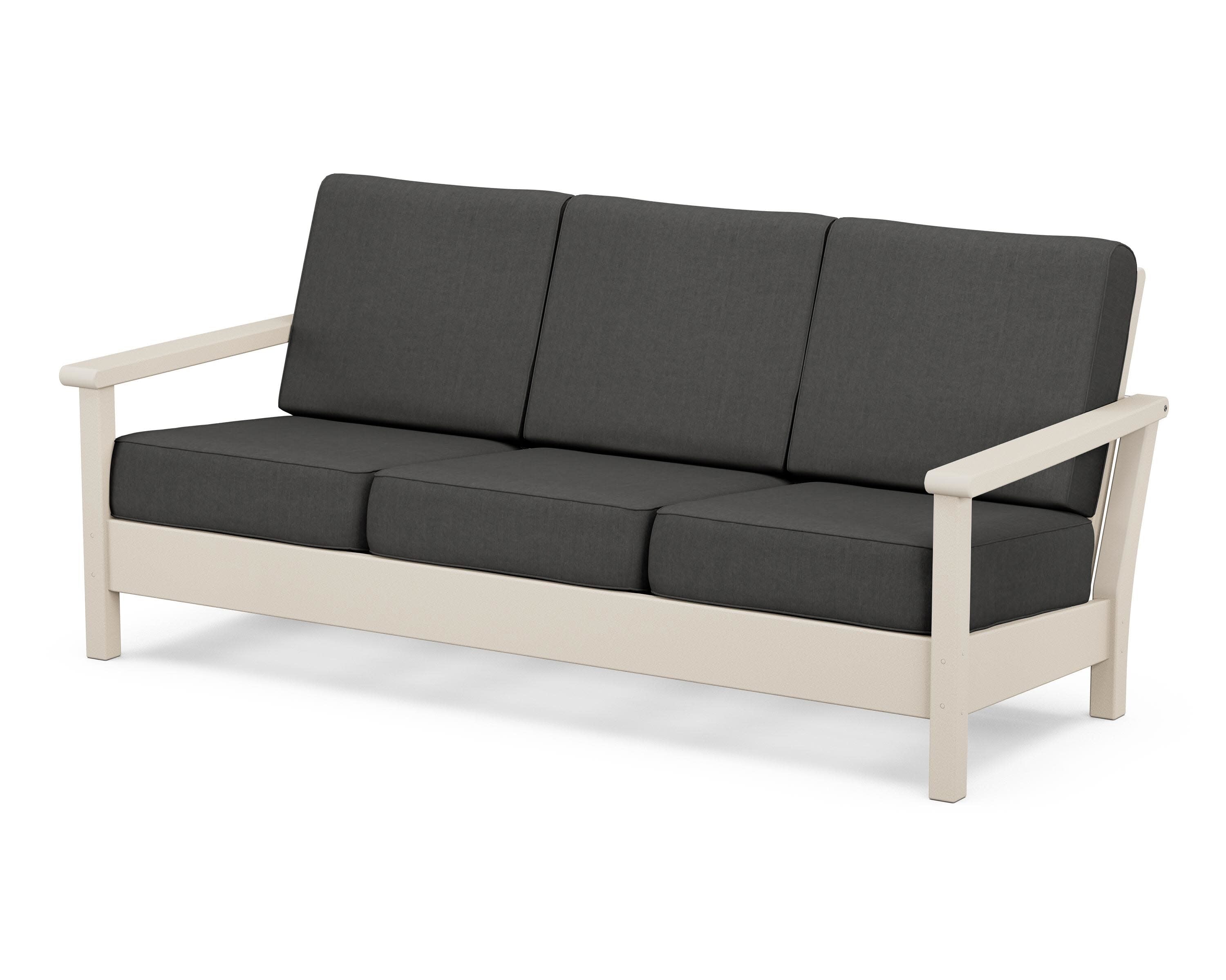 Harbour Deep Seating Sofa in Sand / Spectrum Carbon