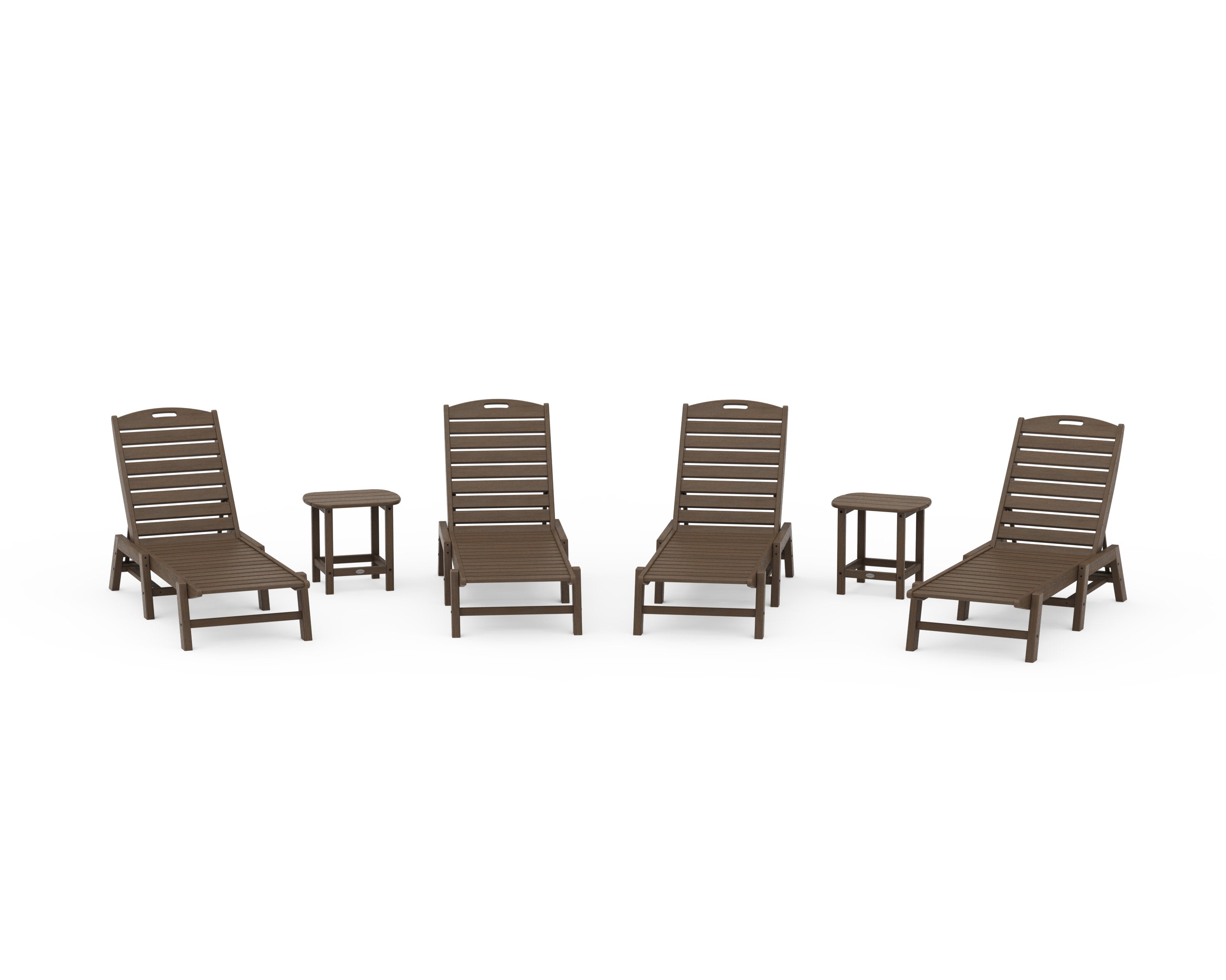 Nautical Chaise 6-Piece Set in Kona