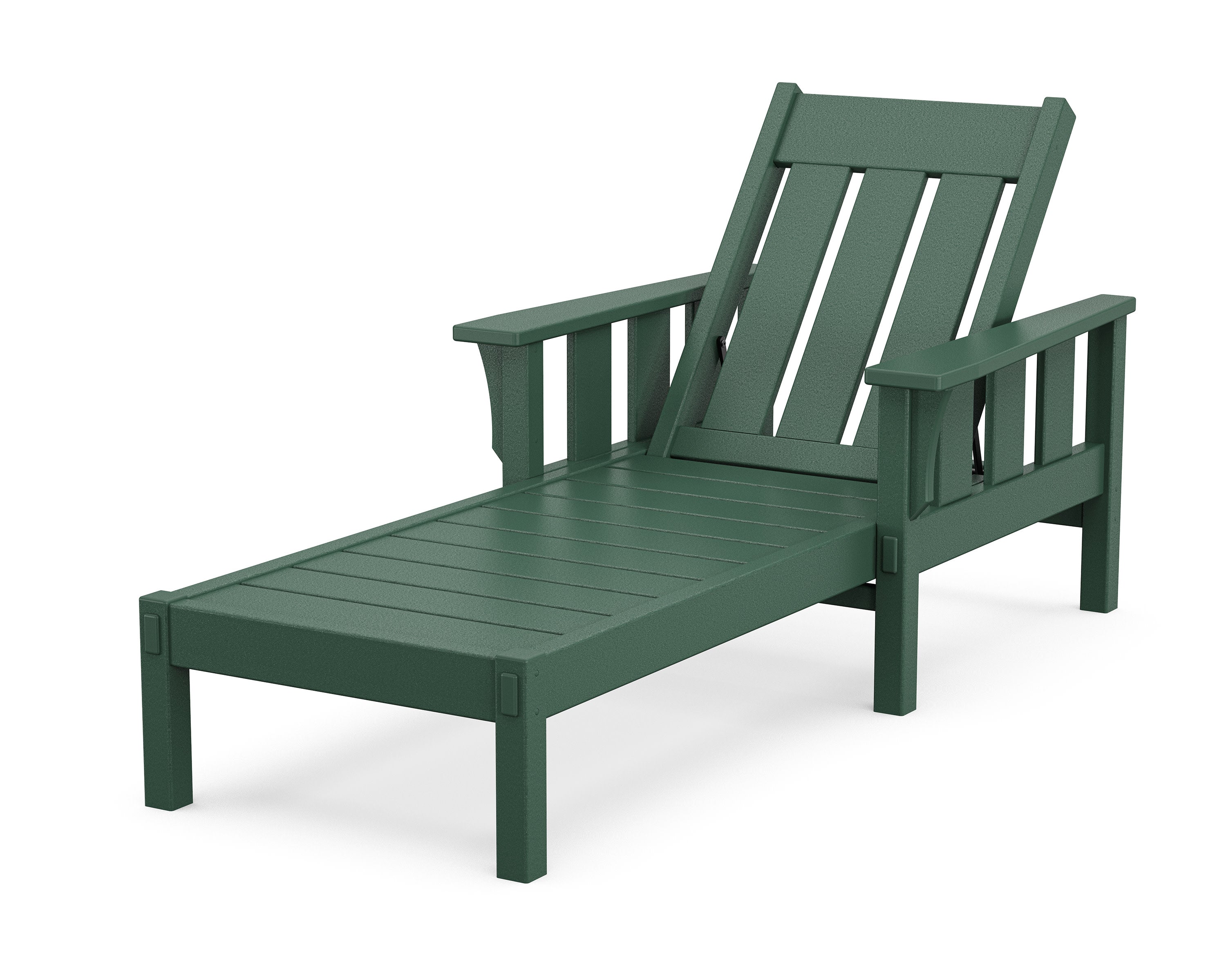 Acadia Chaise Lounge in Green