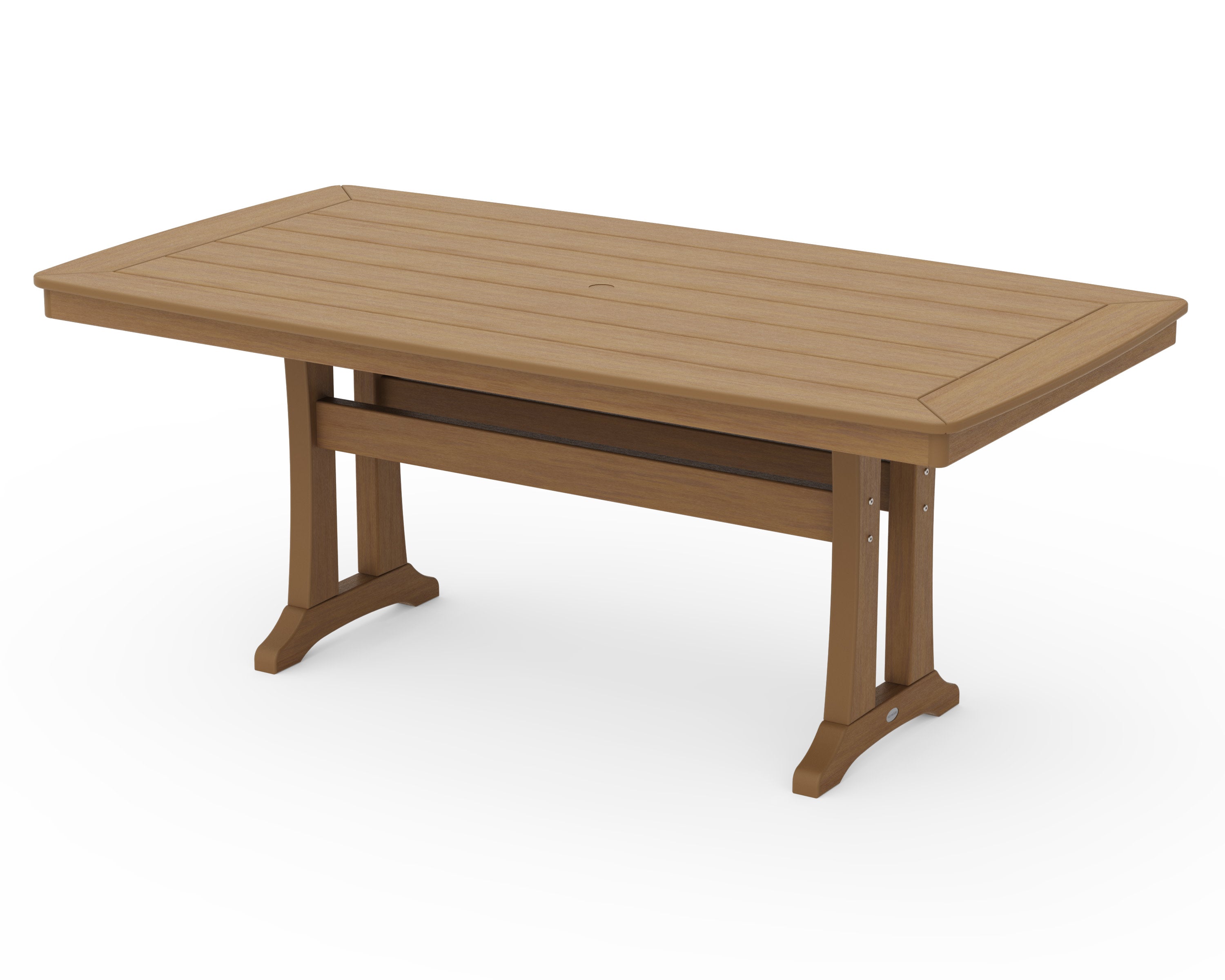 Nautical Trestle 38" x 73" Dining Table in Natural
