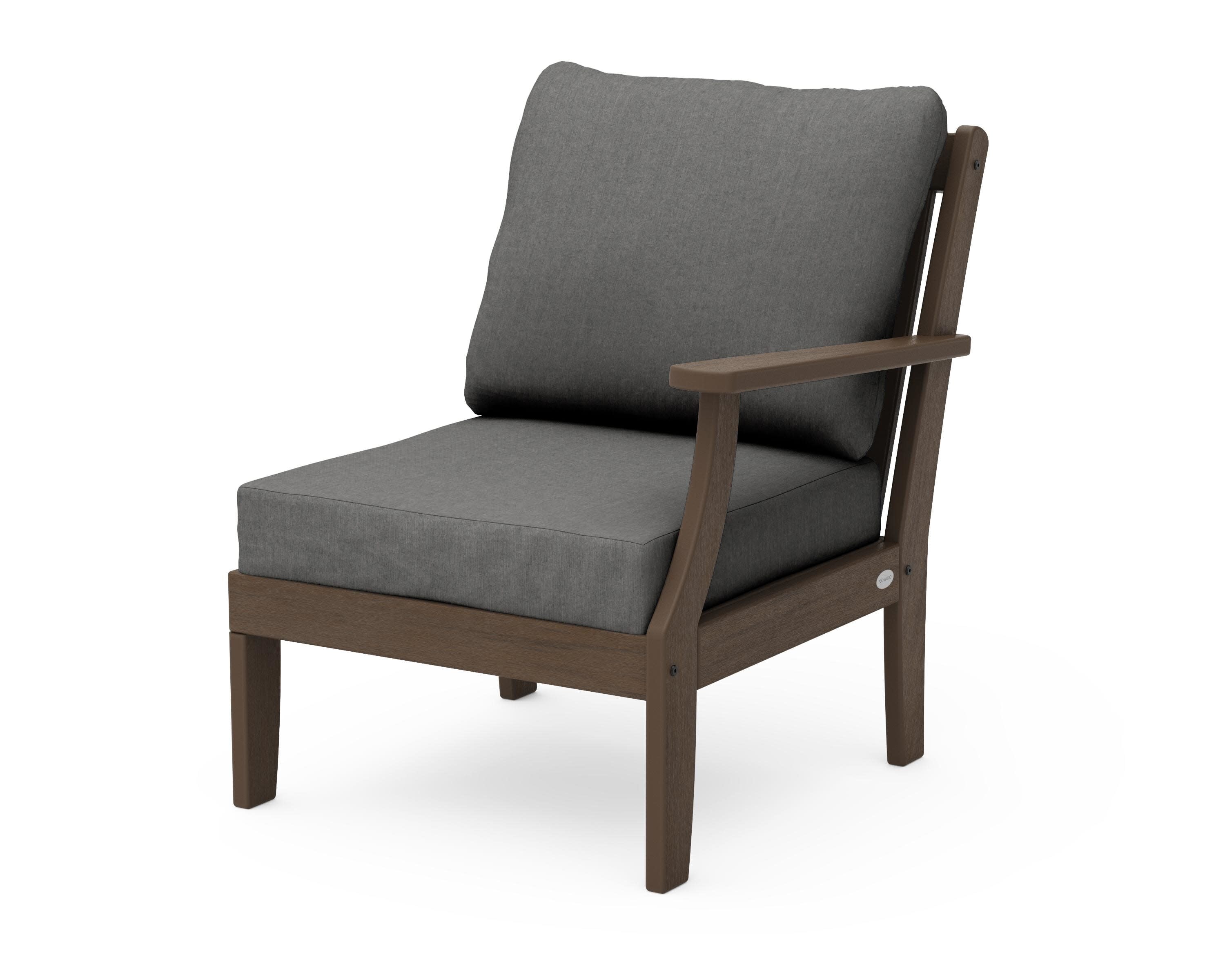 Braxton Modular Right Arm Chair in Kona / Spectrum Carbon