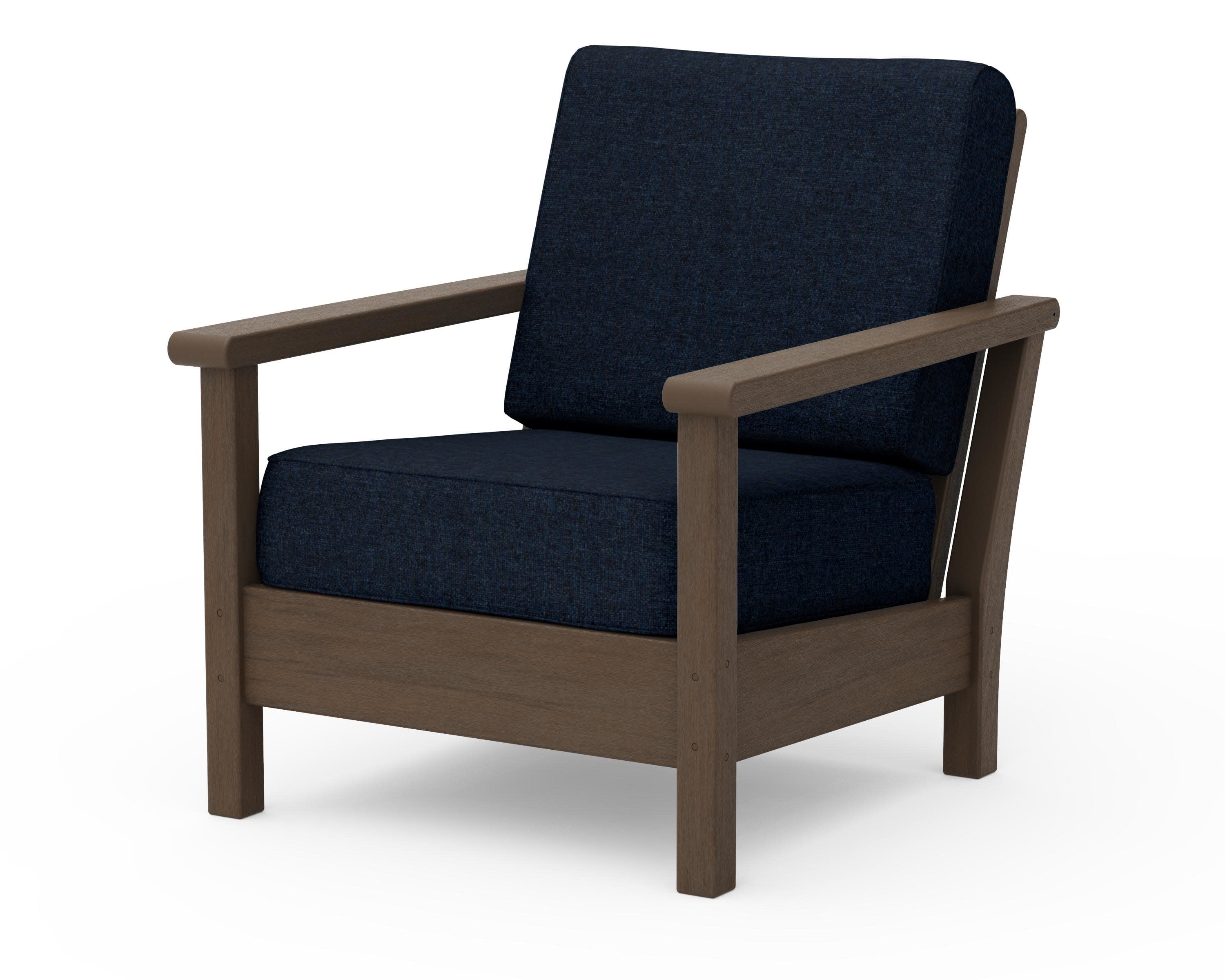 Harbour Deep Seating Chair in Kona / Marine Indigo