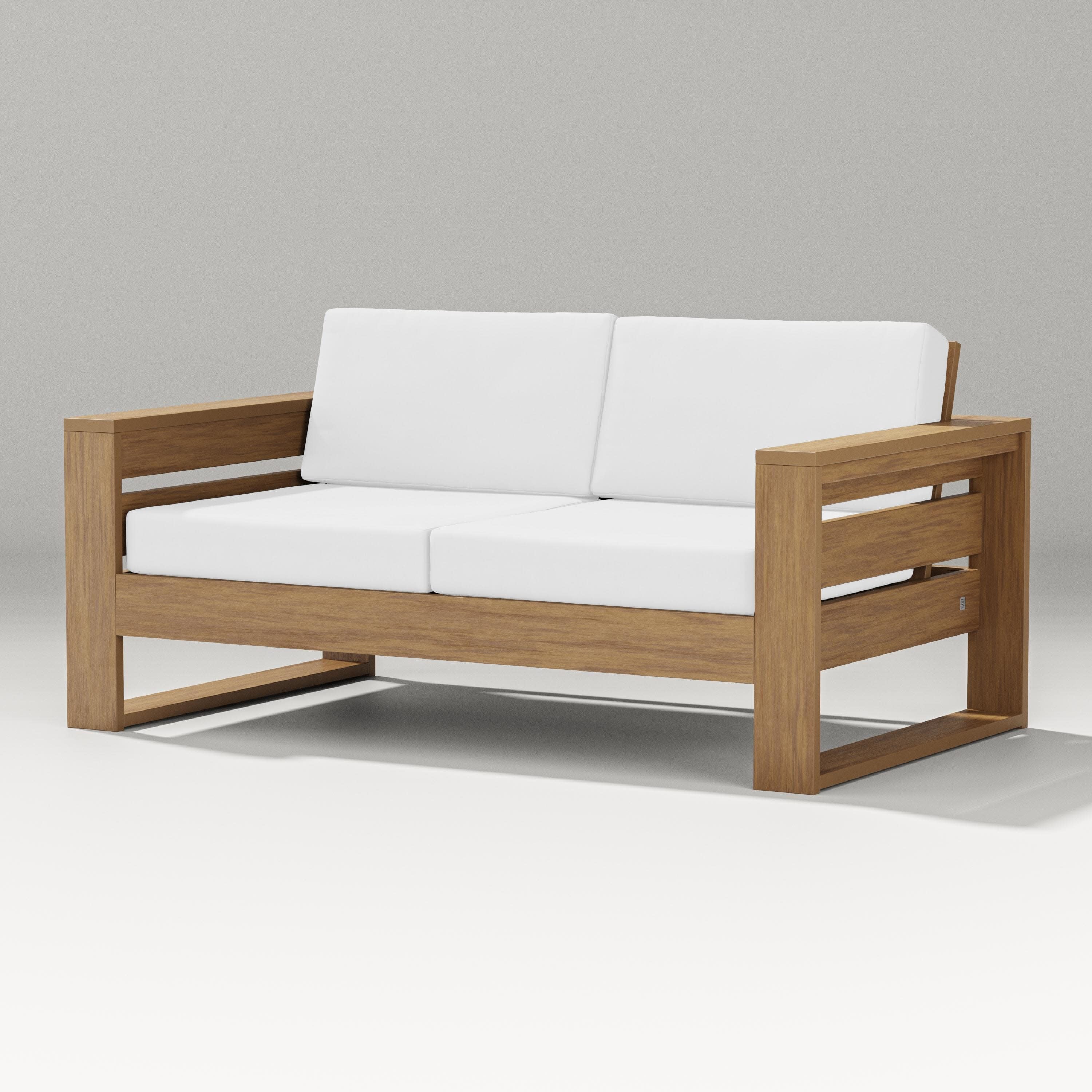 Latitude Loveseat in Natural / Natural