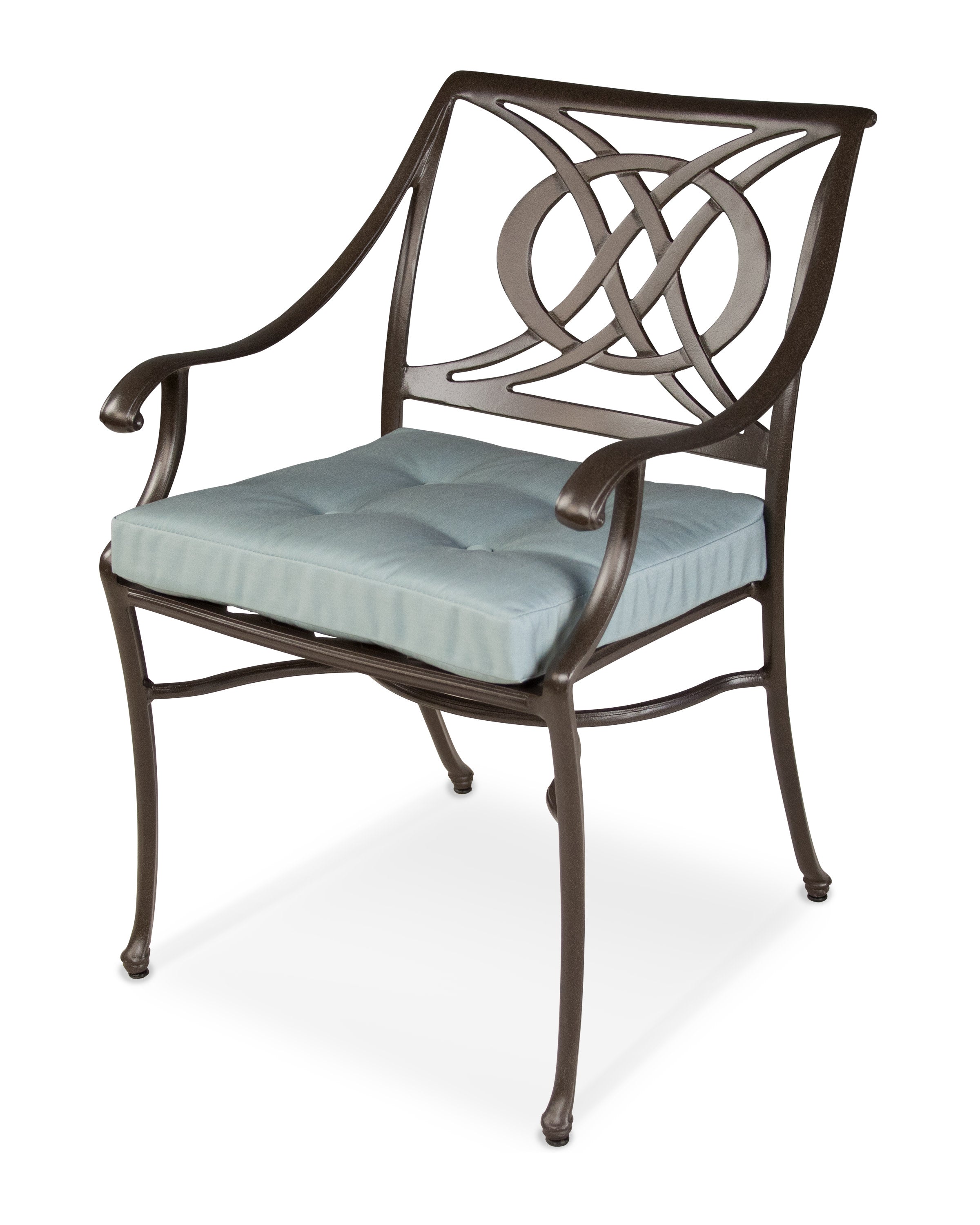 Ateeva Luxe 19" x 17" Outdoor Seat Cushion by POLYWOOD in Spa