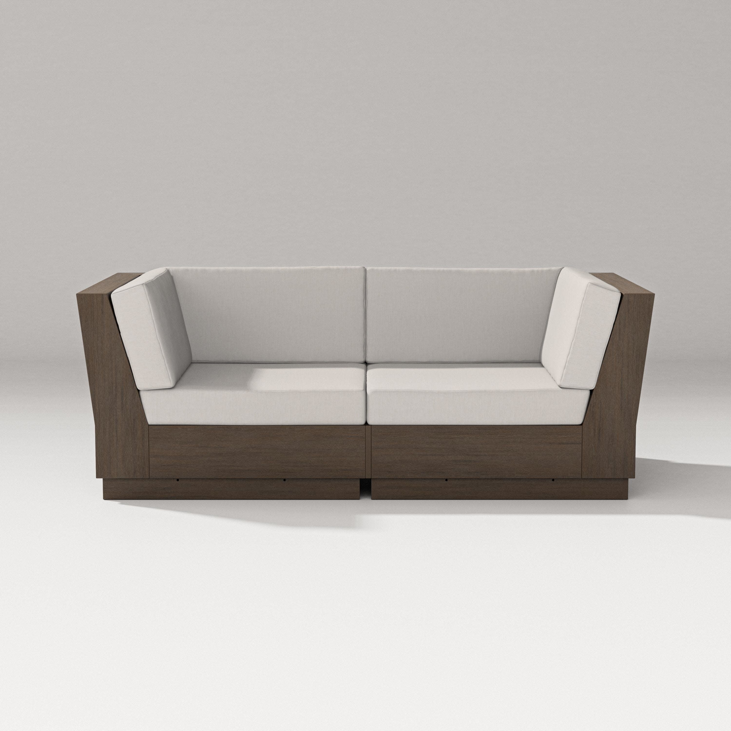 Elevate Loveseat Sectional in Kona / Cast Ash
