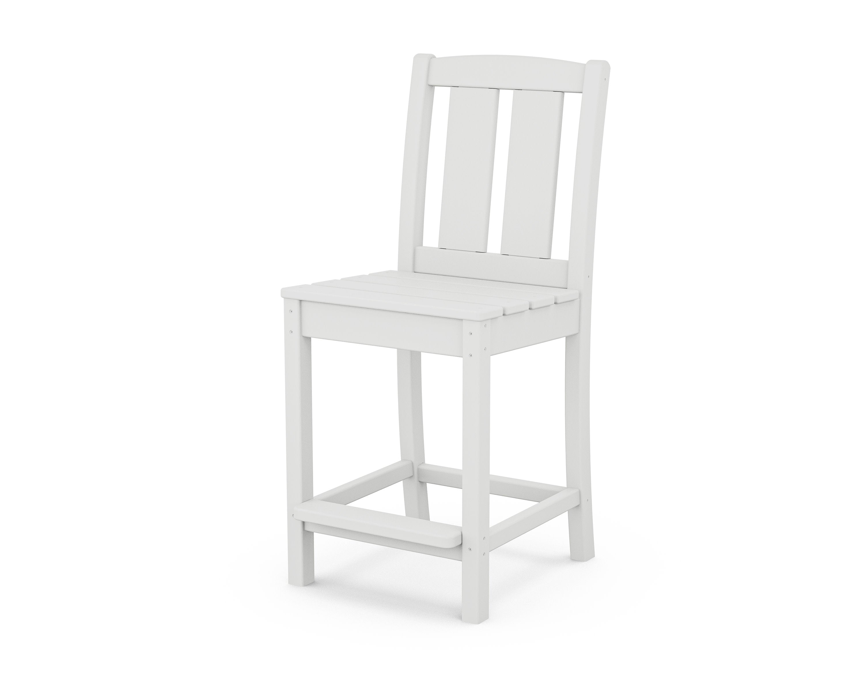 Mission Counter Side Chair in White