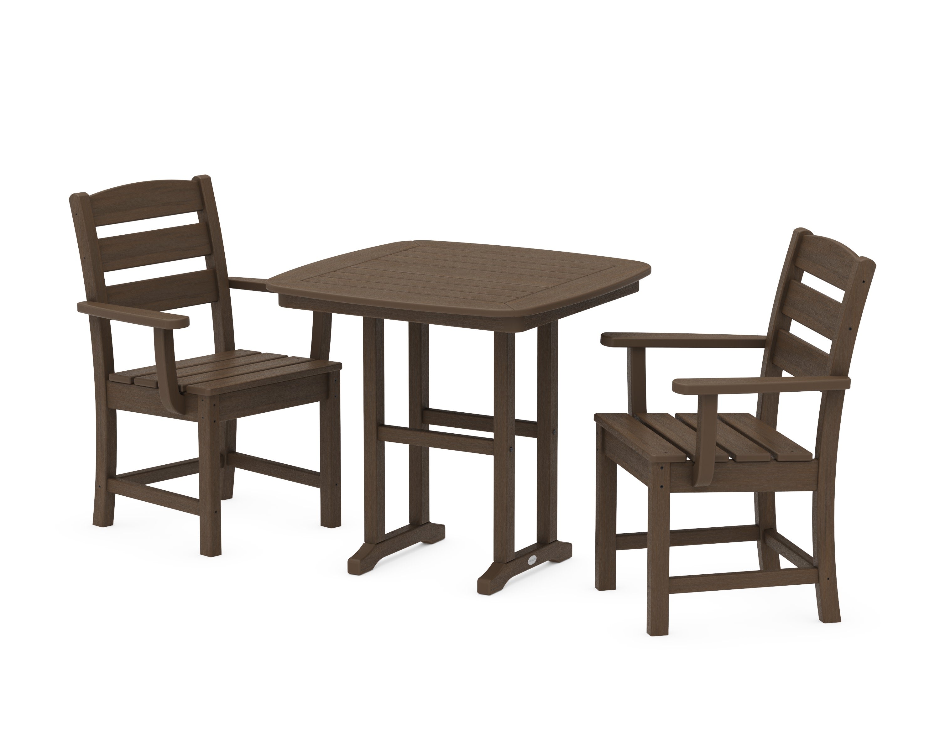 Lakeside 3-Piece Dining Set in Kona