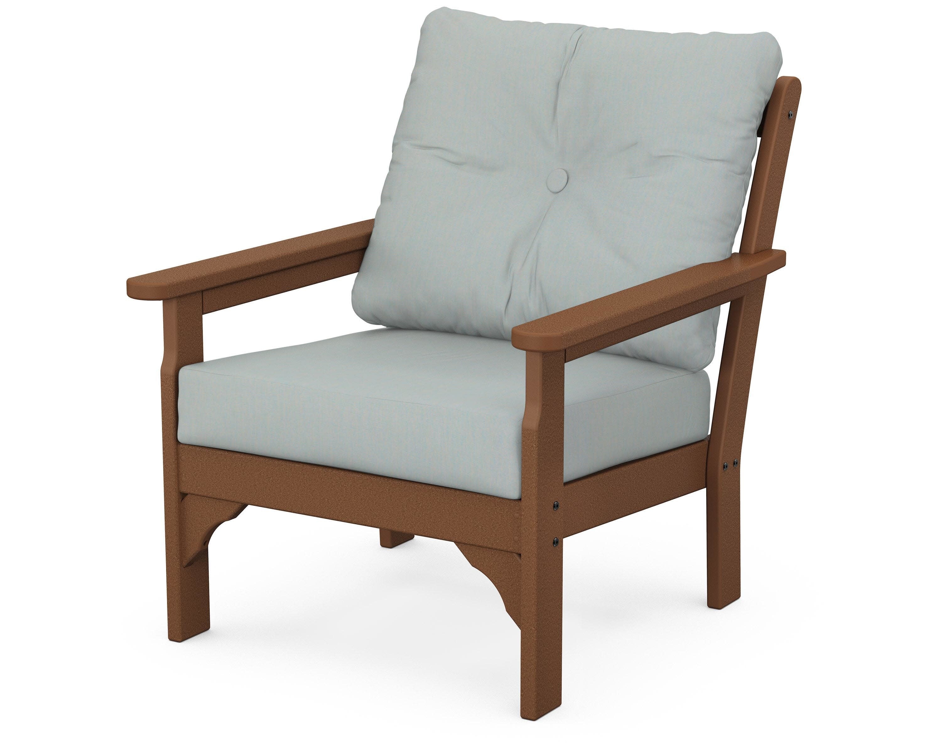 Vineyard Deep Seating Chair in Teak / Spa
