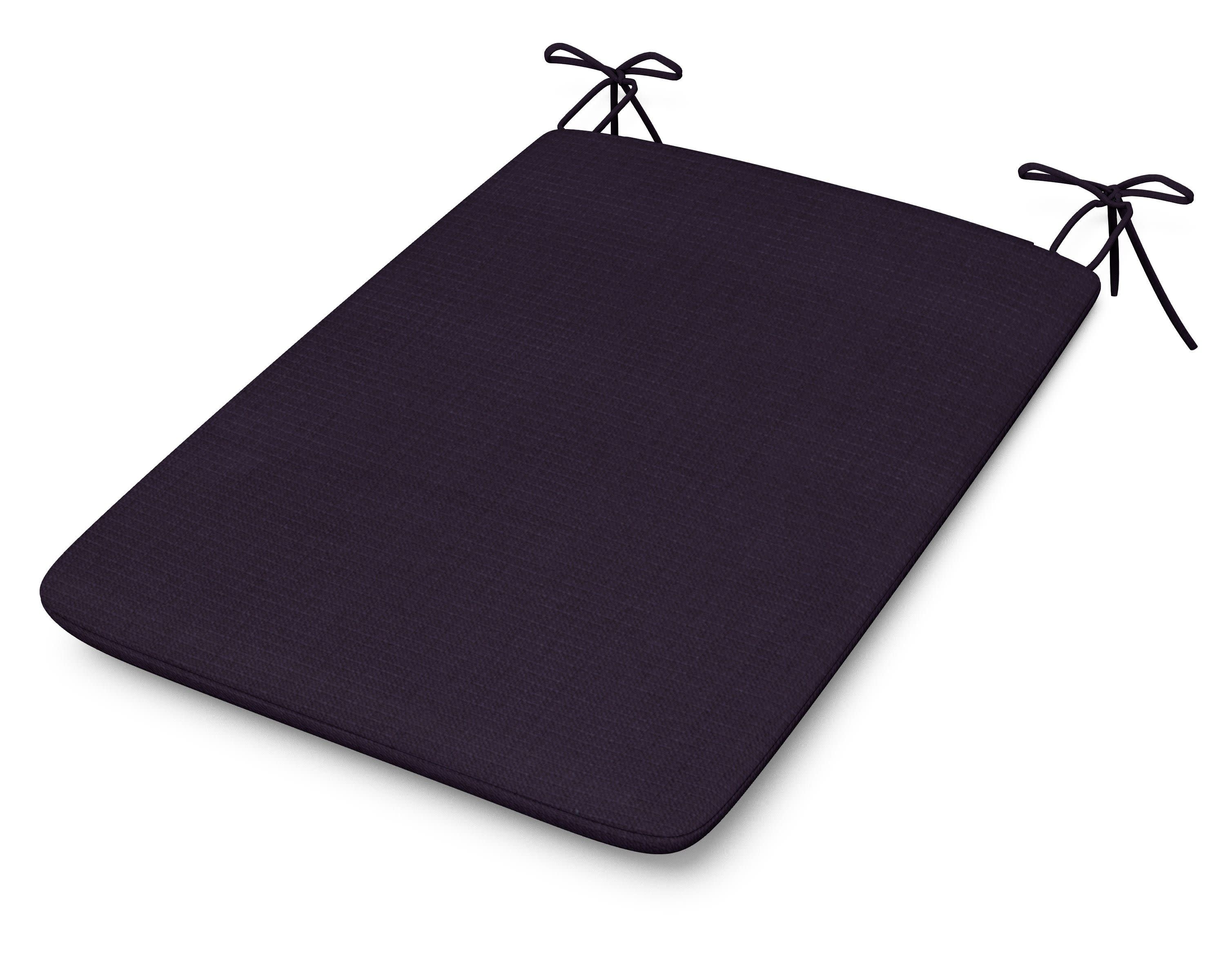 1100 Plaza Seat Pad in Navy Linen
