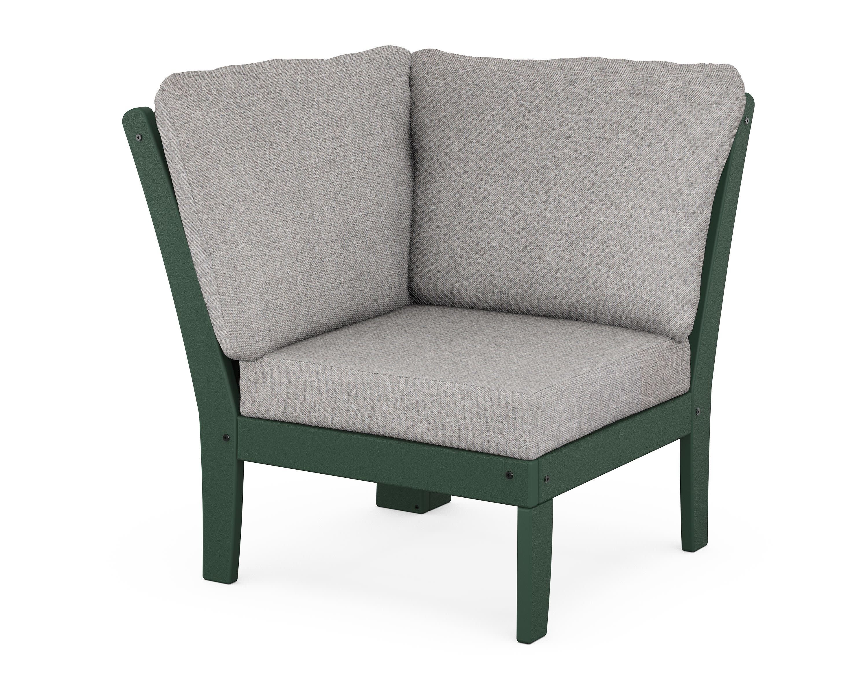 Braxton Modular Corner Chair in Green / Grey Mist