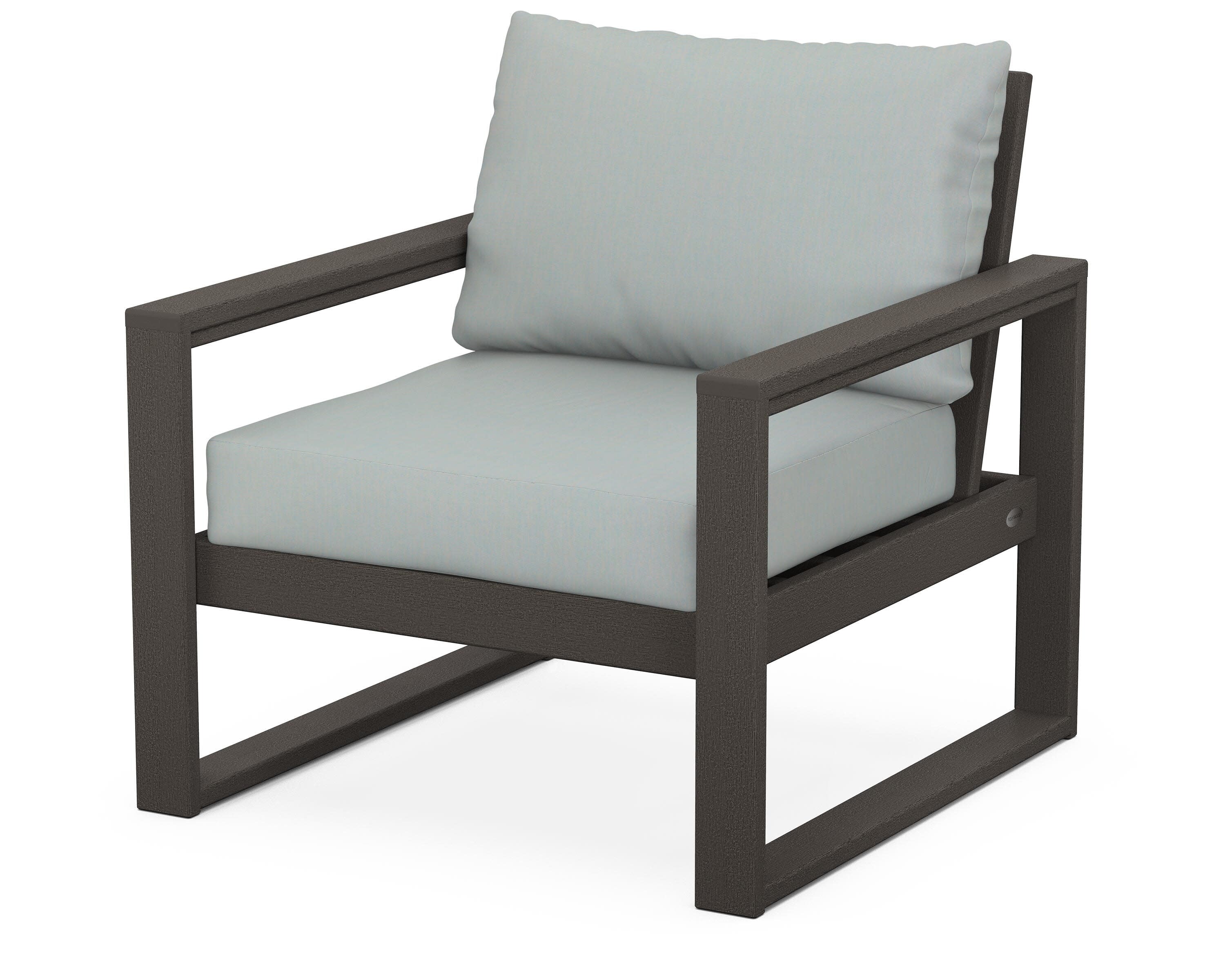 EDGE Club Chair in Vintage Coffee / Spa