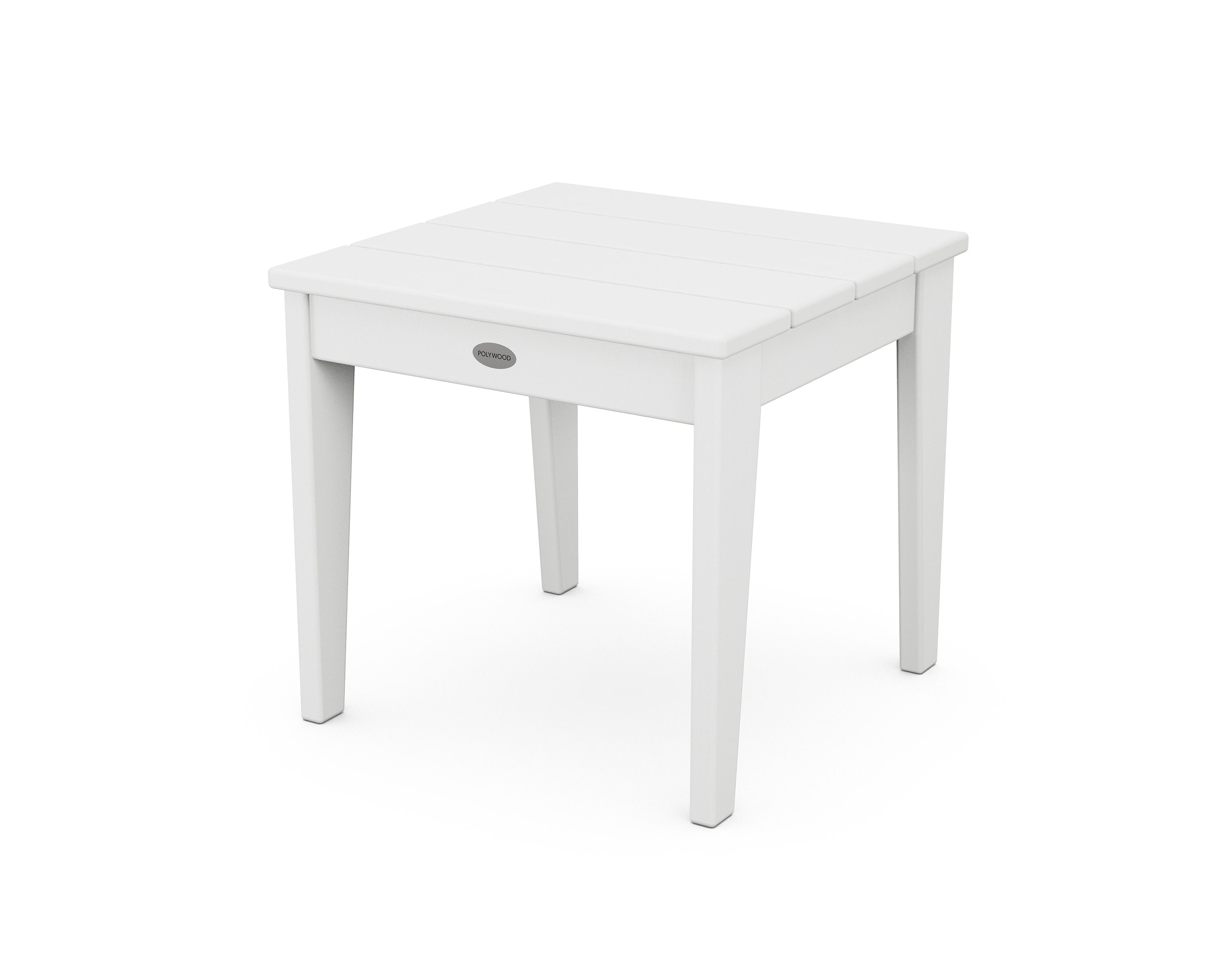 Newport 18" Side Table in White