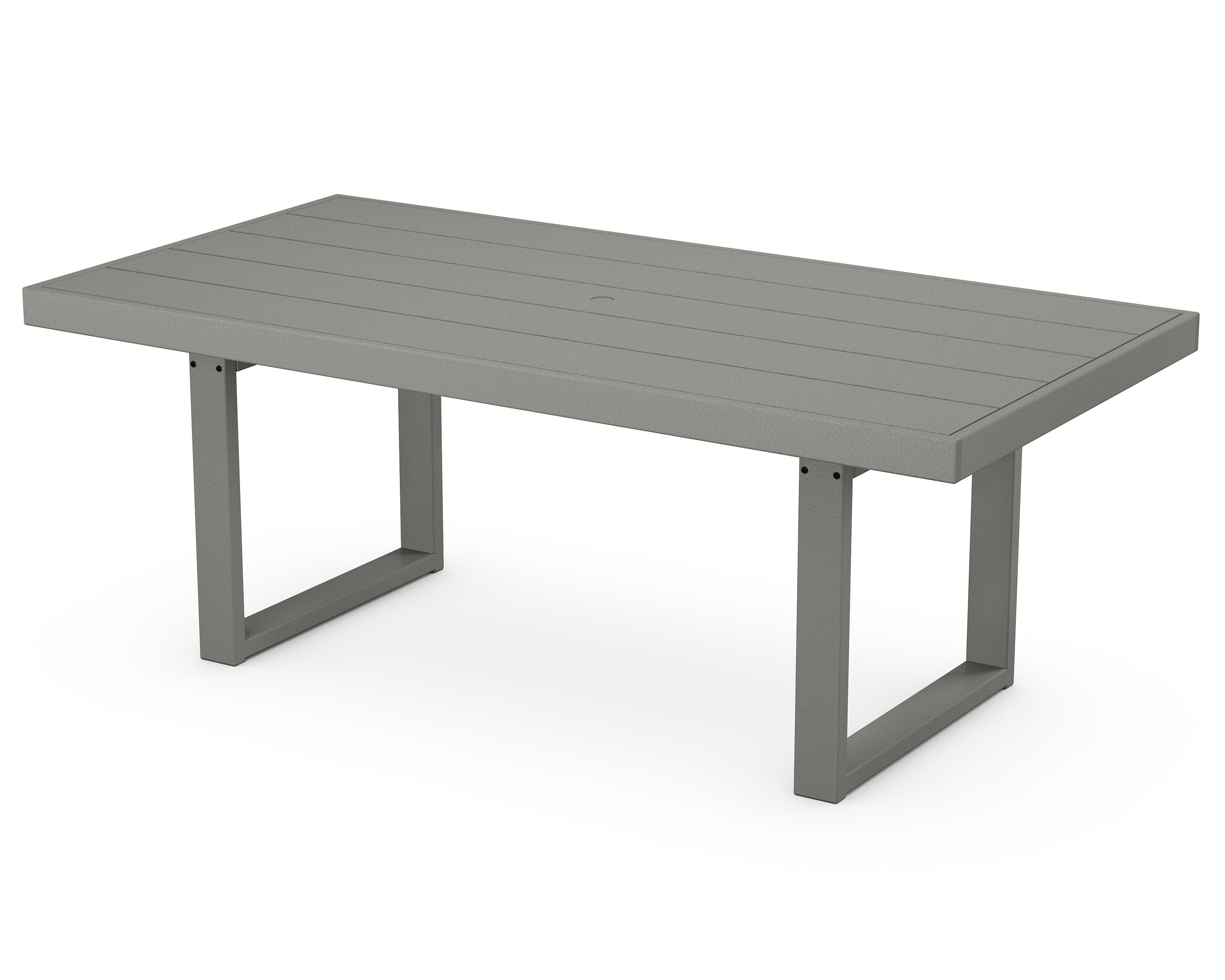 EDGE 40" x 78" Dining Table in Slate Grey