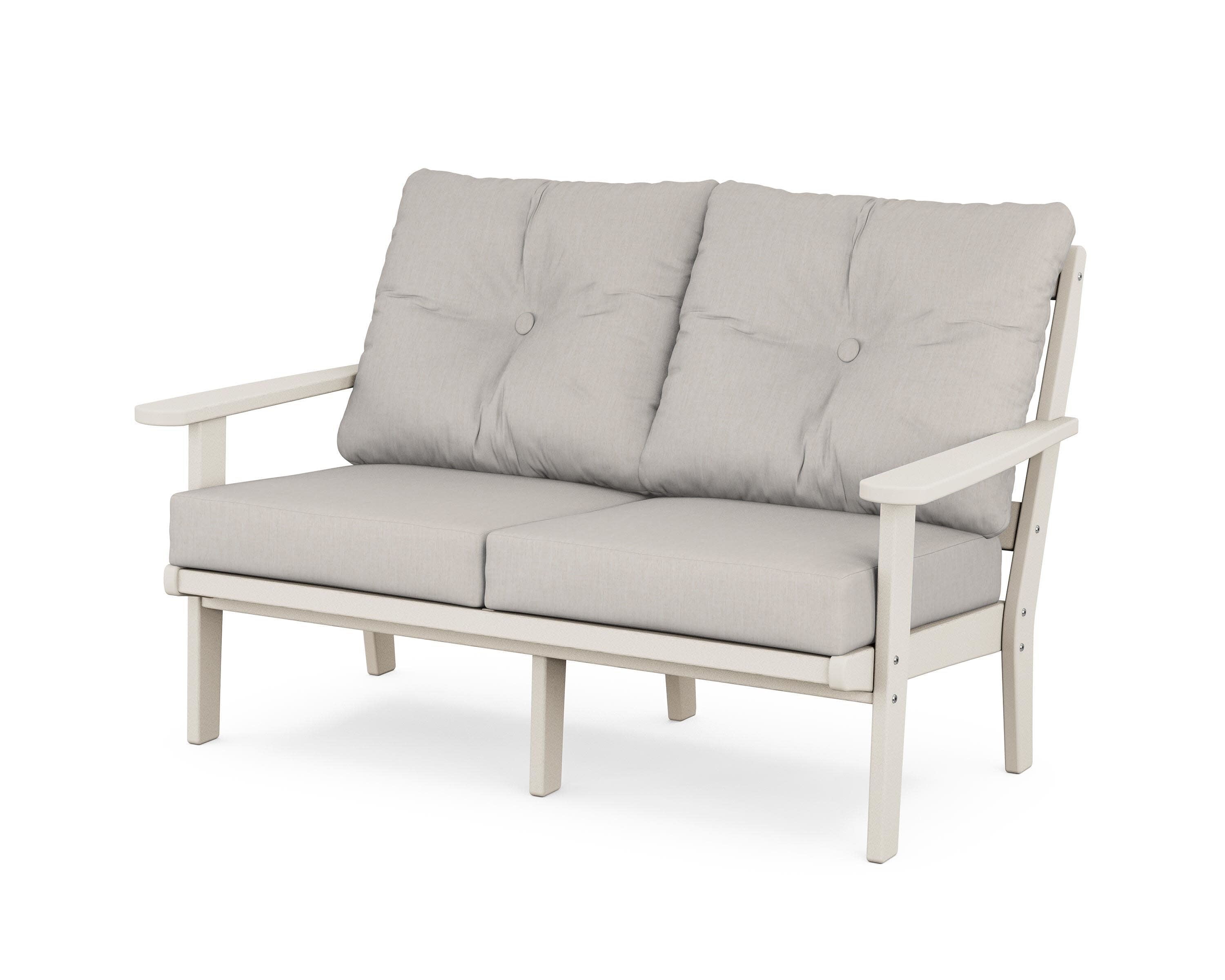 Mission Deep SeatingLoveseat in Sand / Cast Ash