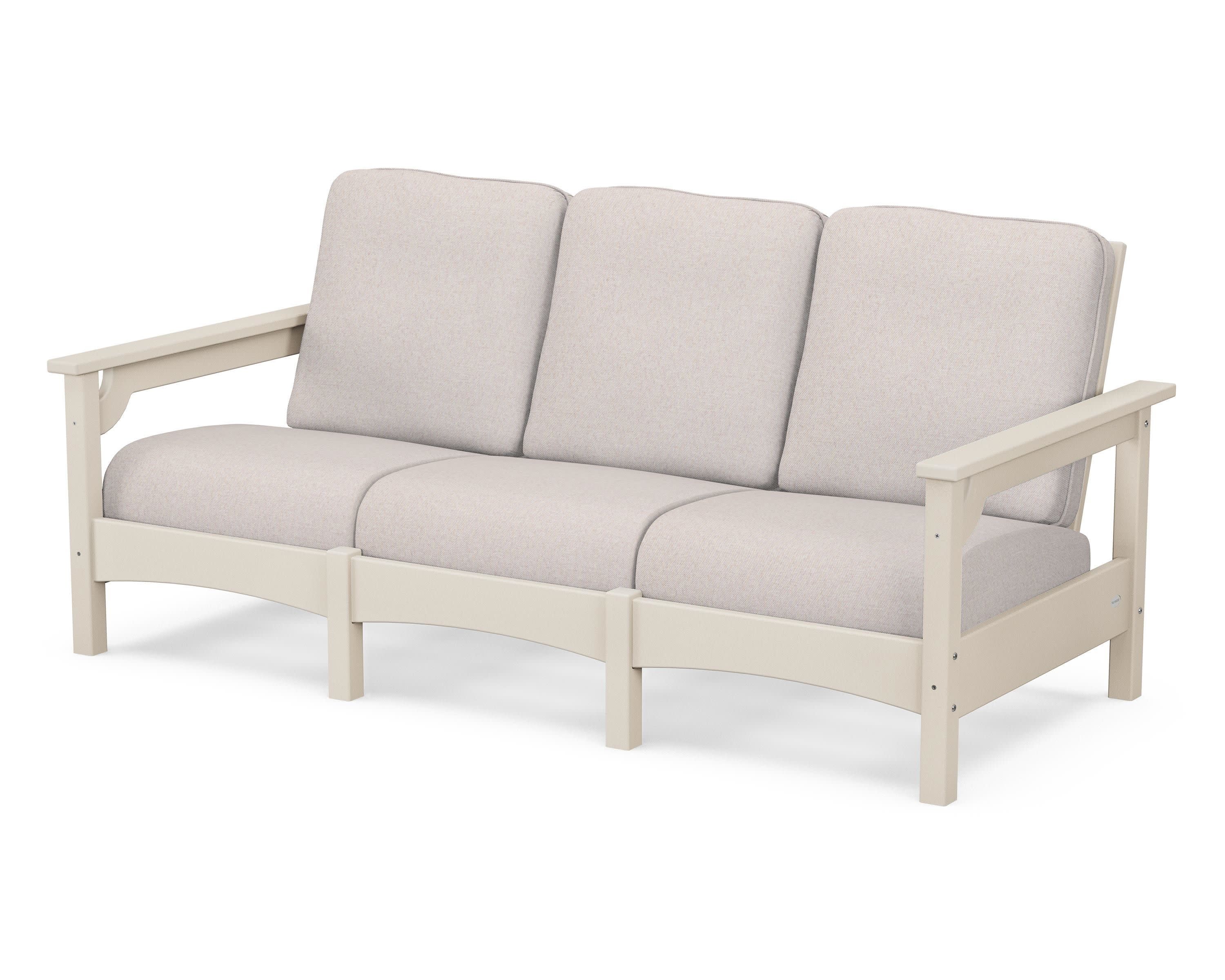 Club Sofa in Sand / Dune Burlap