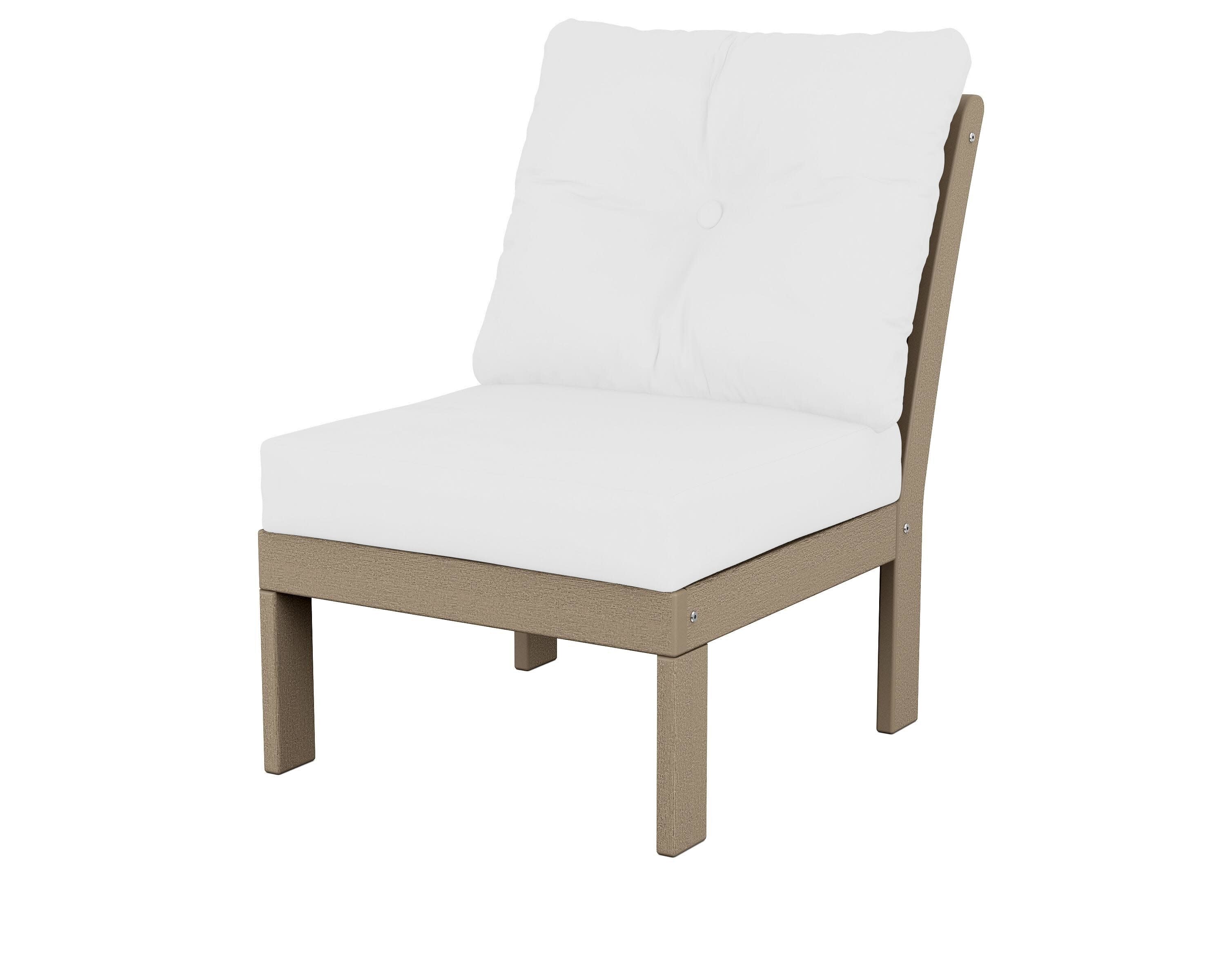 Vineyard Modular Armless Chair in Vintage Sahara / Natural
