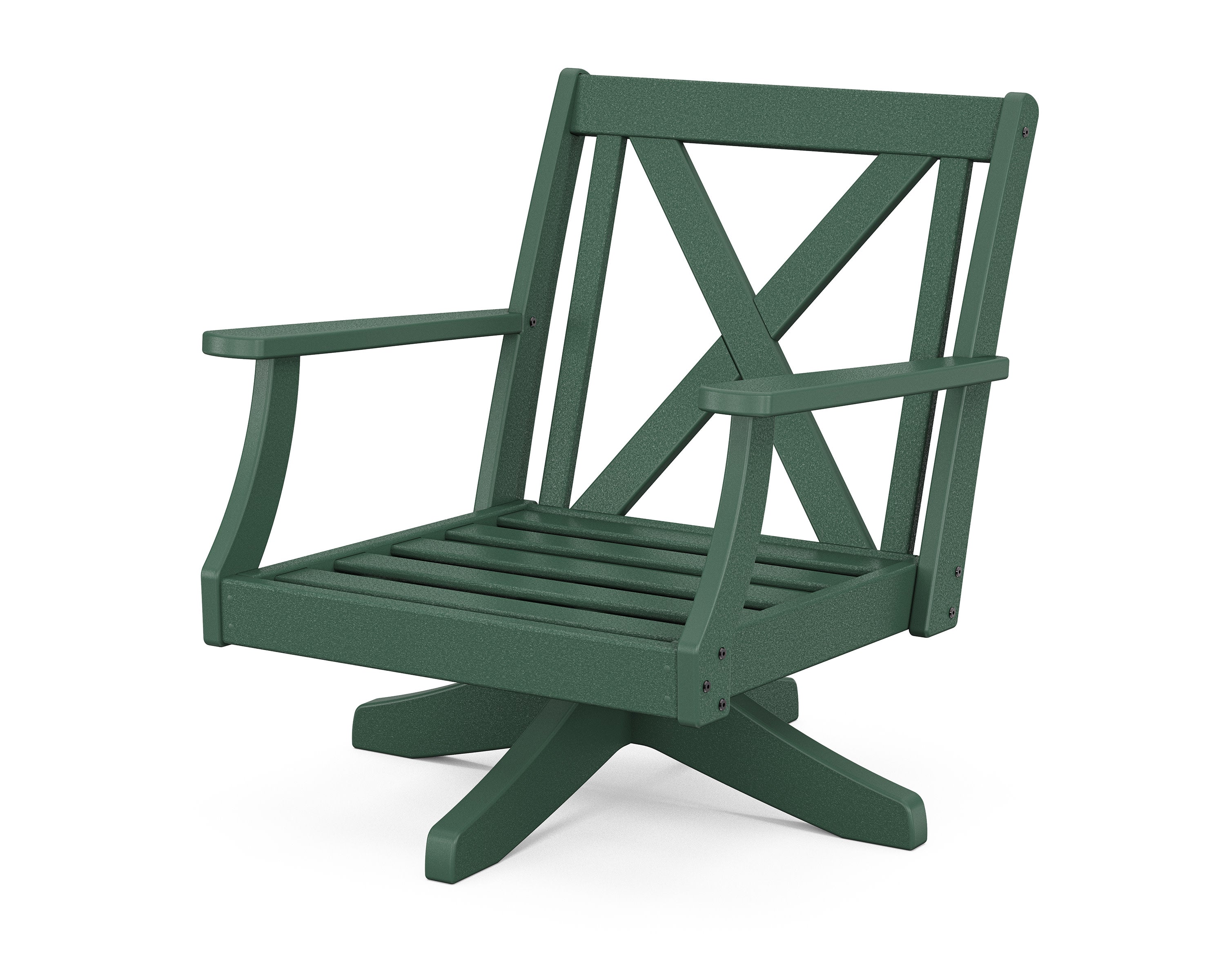 Braxton Deep Seating Swivel Chair Frame in Green