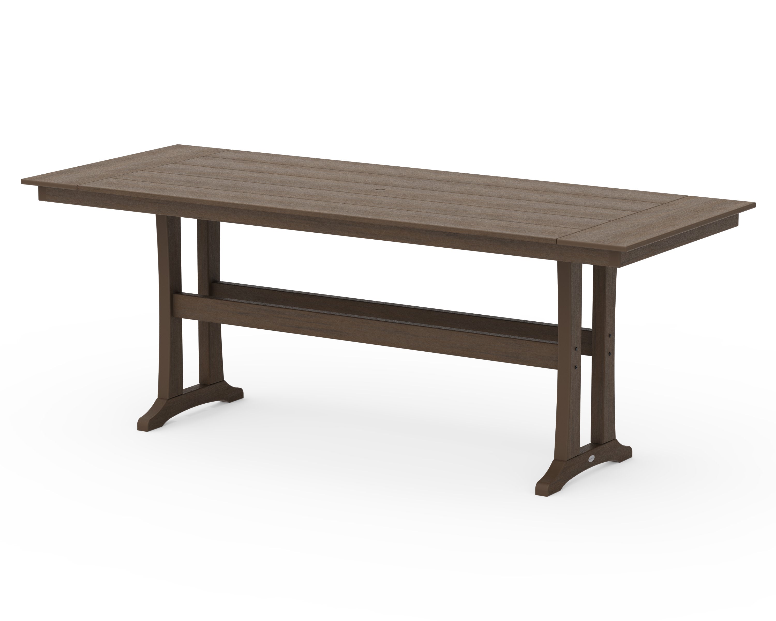 Farmhouse Trestle 38" x 96" Counter Table in Kona