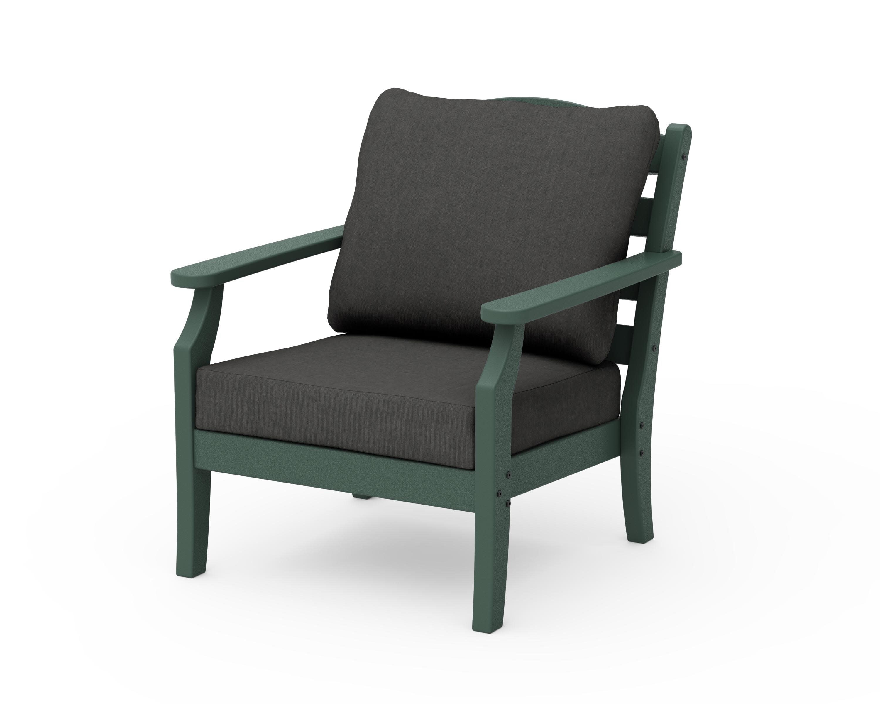 Savannah Deep Seating Chair in Green / Spectrum Carbon