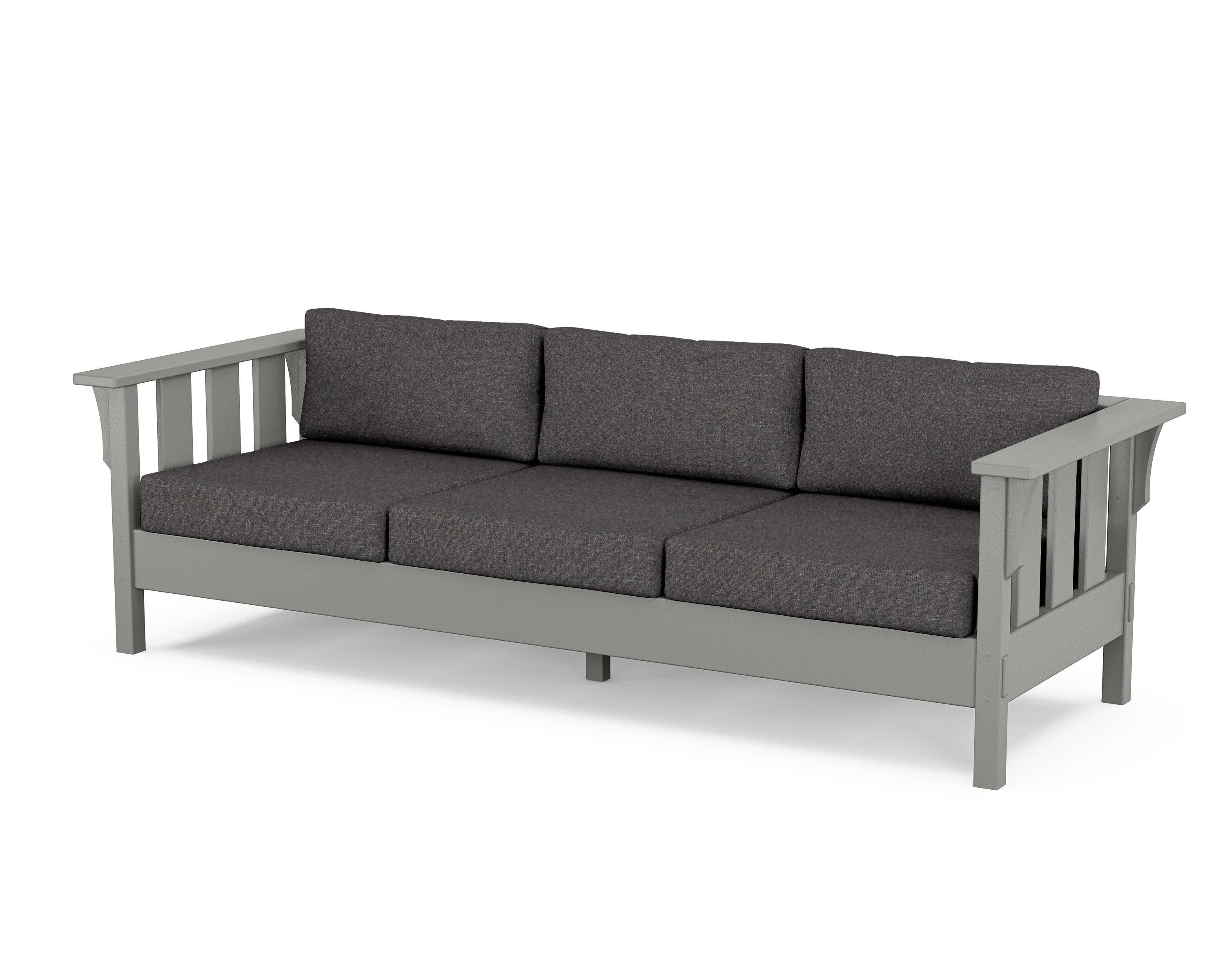 Acadia Deep Seating Sofa in Slate Grey / Ash Charcoal