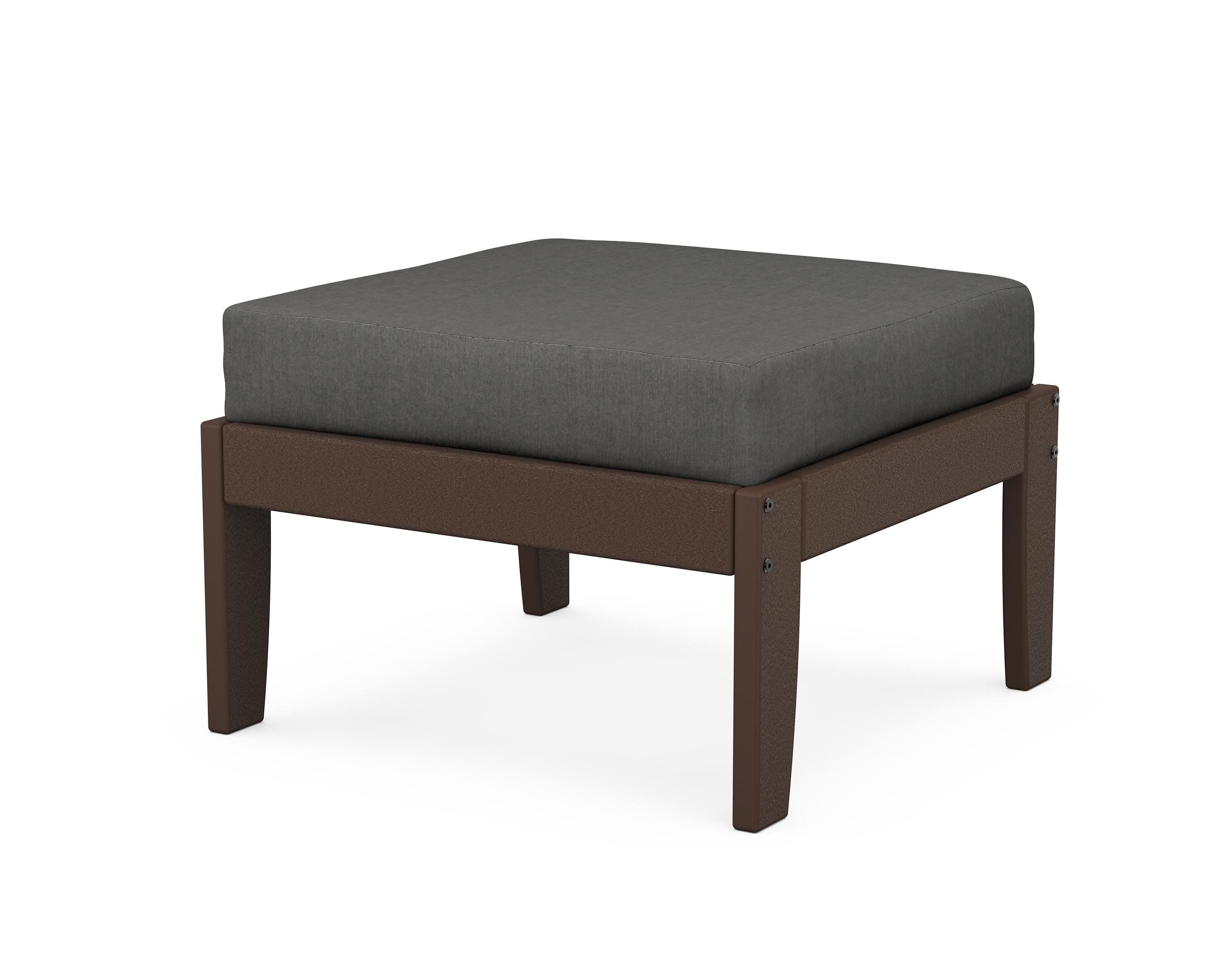 Modular Ottoman - Classic in Mahogany / Spectrum Carbon