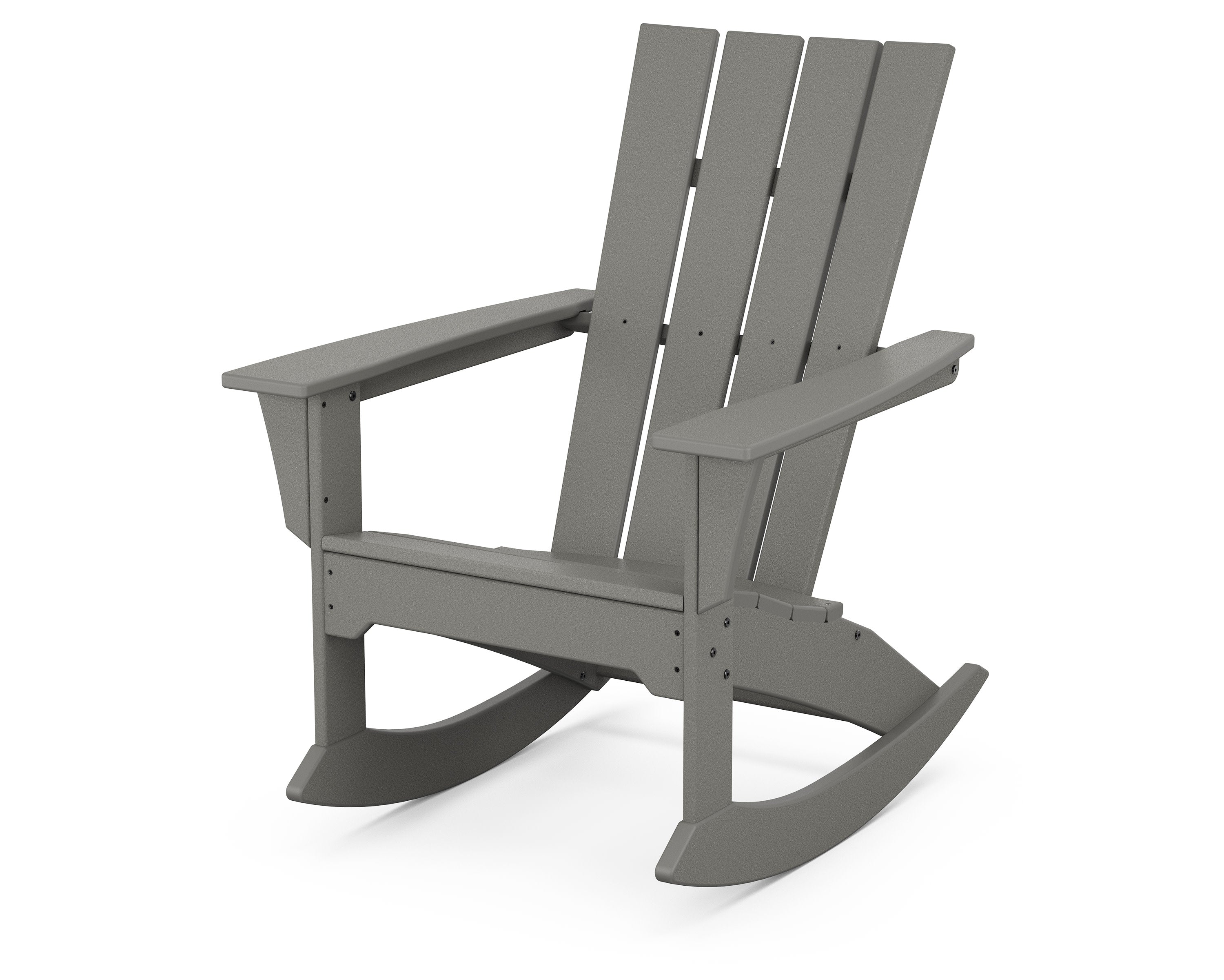 Quattro Adirondack Rocking Chair in Slate Grey