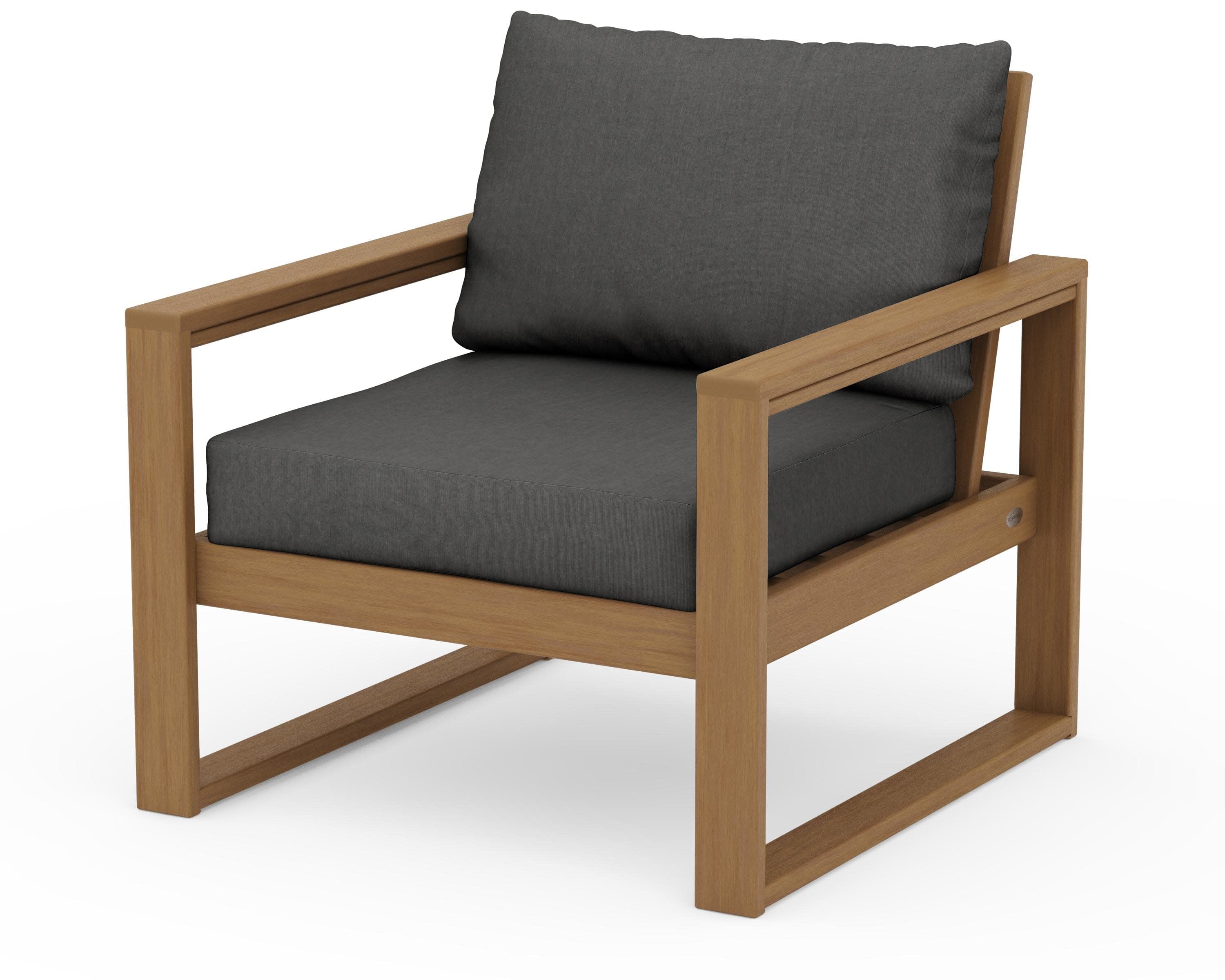 EDGE Club Chair in Natural / Spectrum Carbon