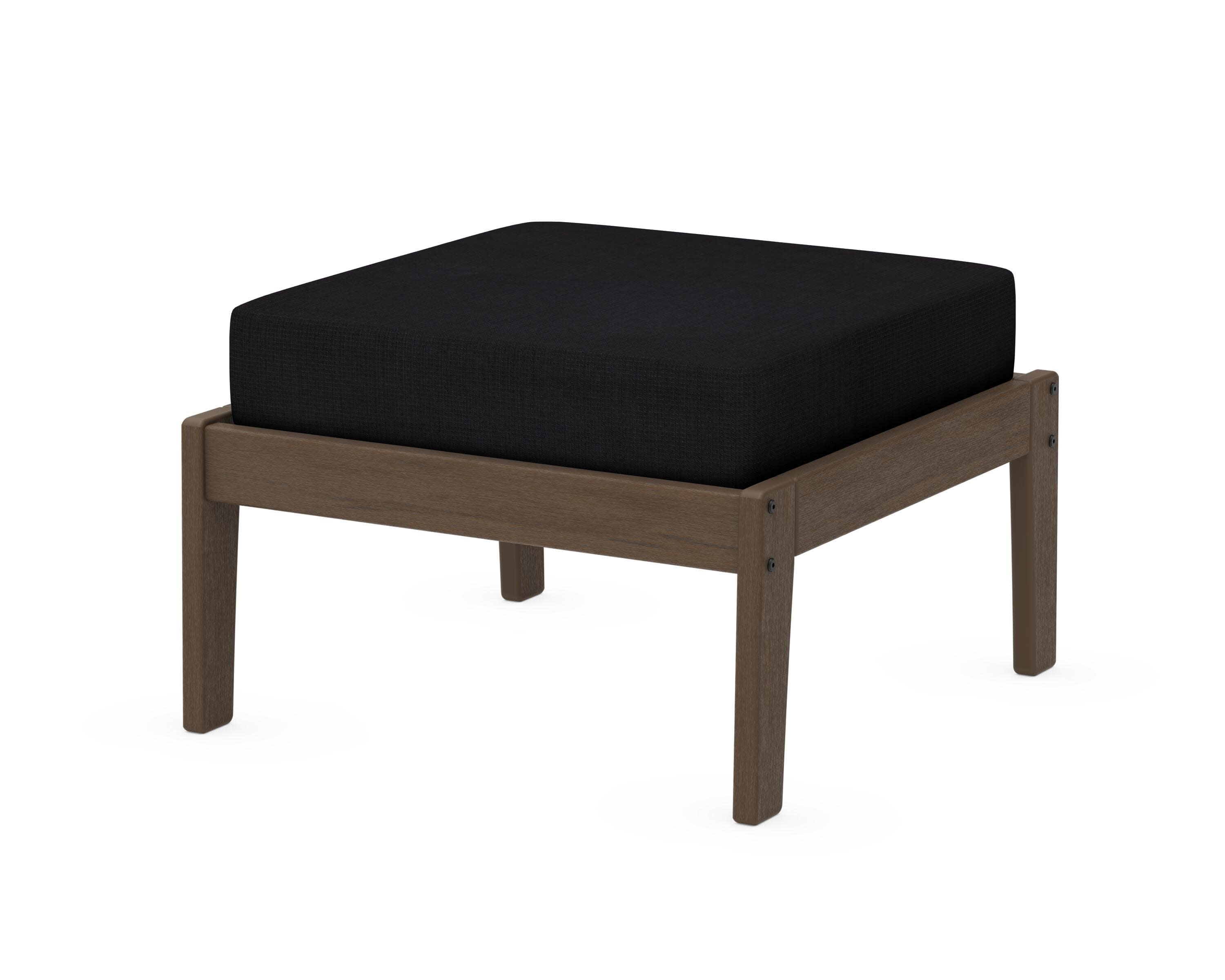 Deep Seating Ottoman in Kona / Midnight Linen