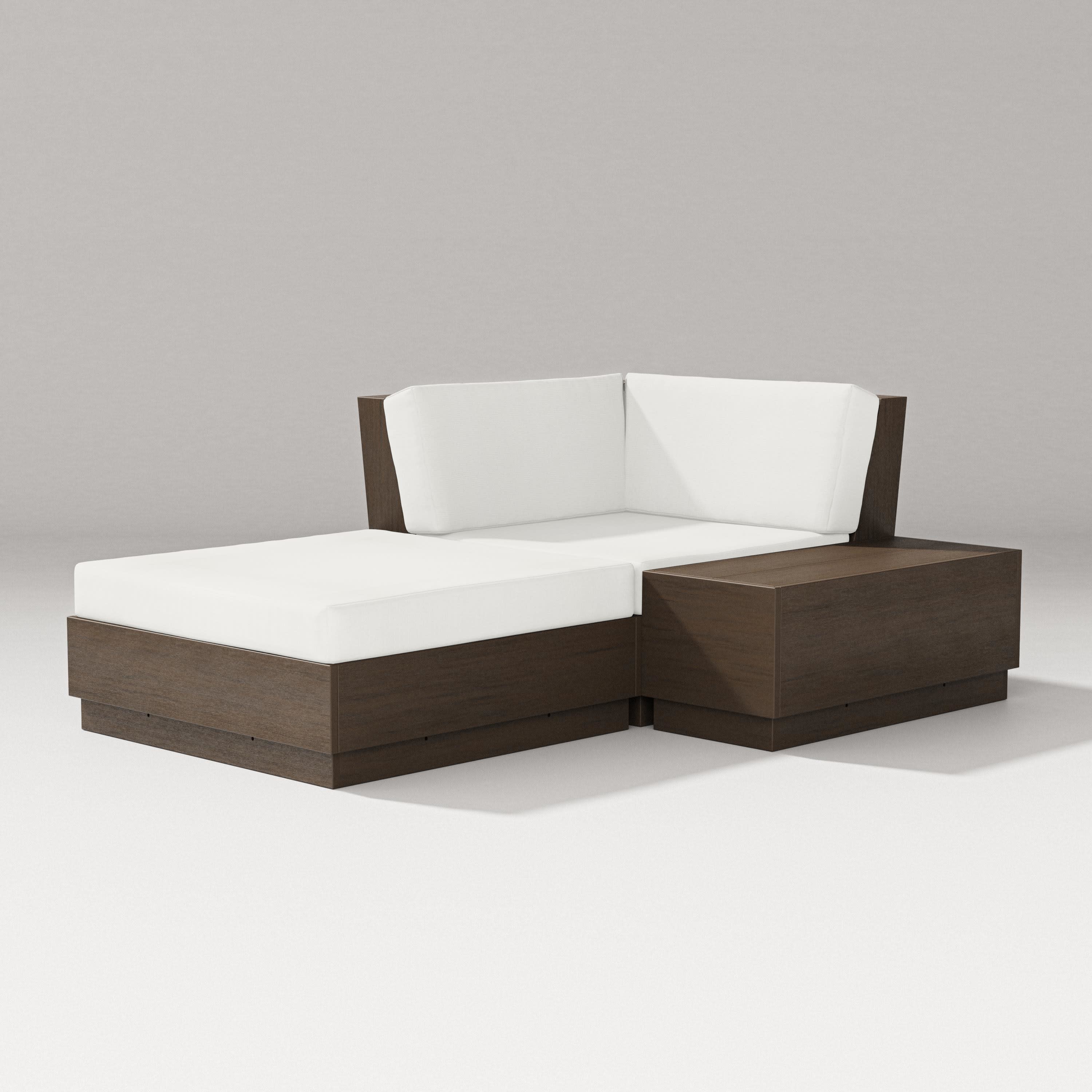 Elevate Corner Chaise in Kona / Natural Linen