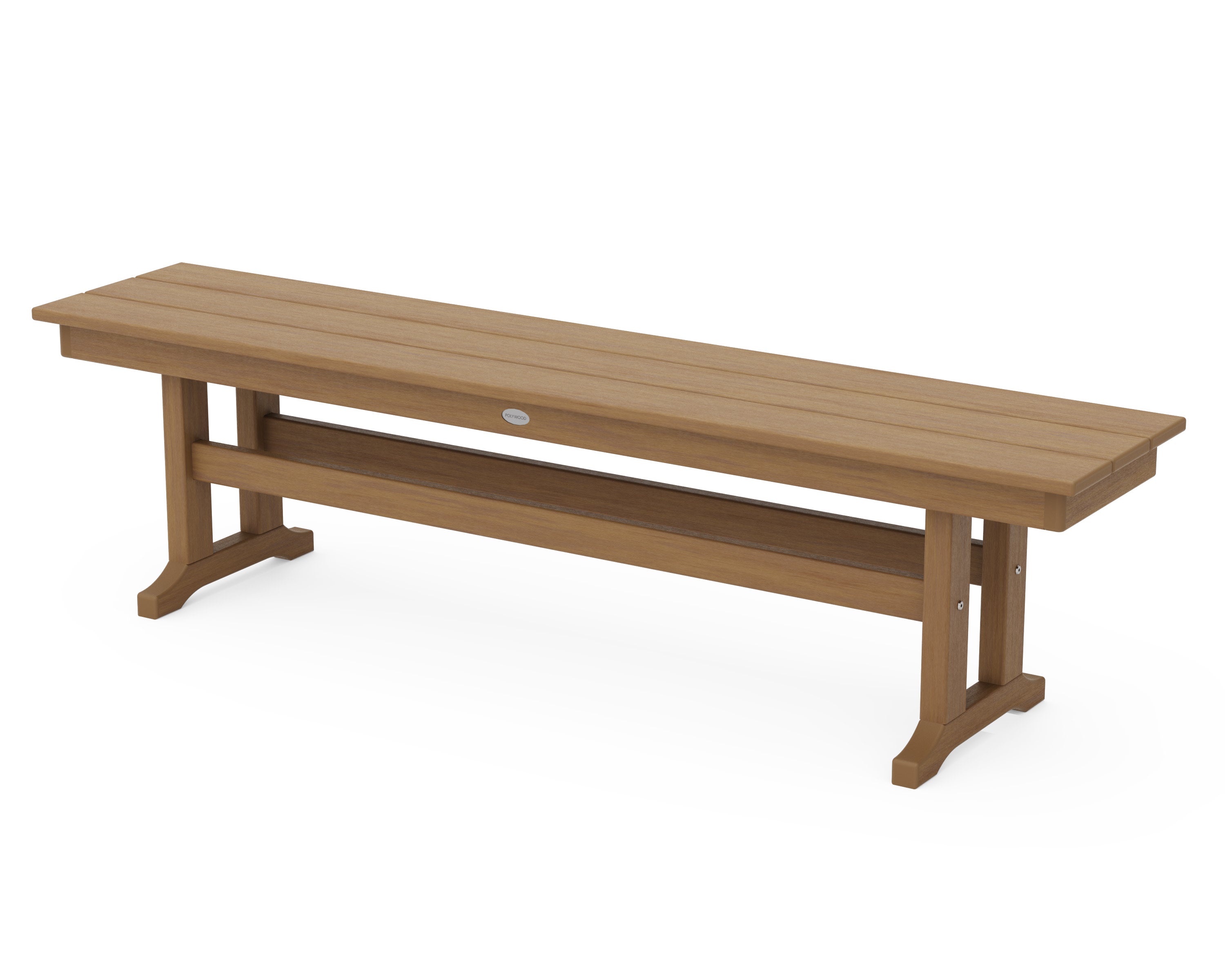 Farmhouse 65" Side Bench in Natural