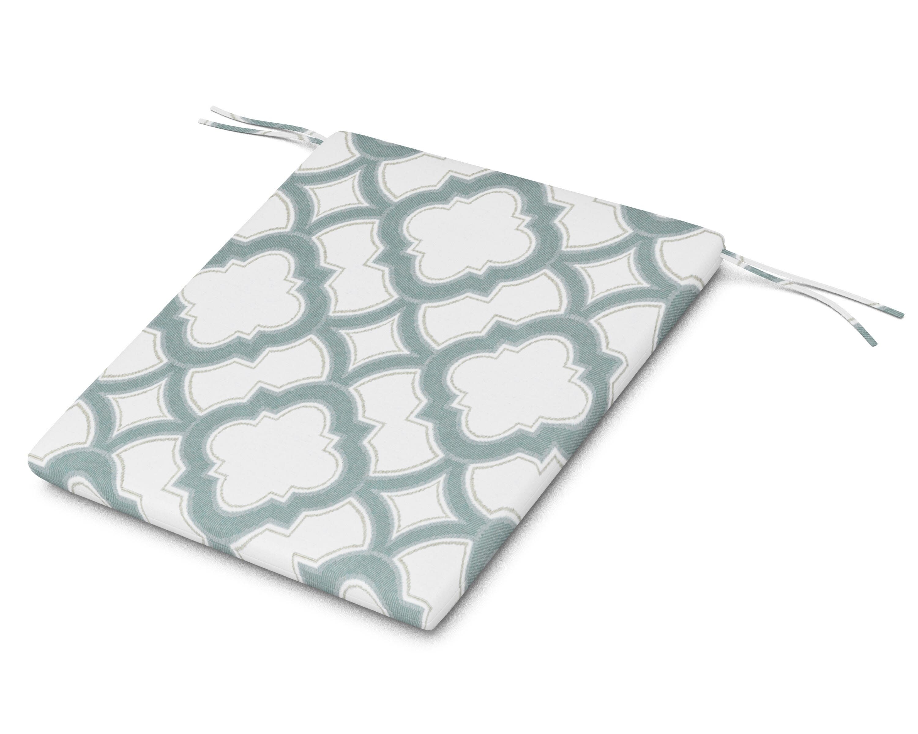 AL100 Seat Pad in Trellis Glacier Spa